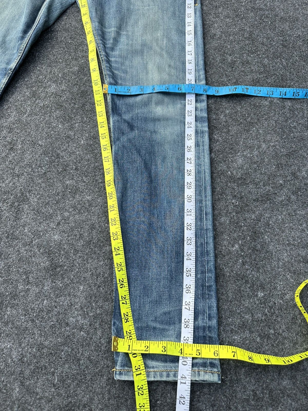 Diesel × Vintage Diesel Turbo Faded Washed Distressed Denim D2 Size US 32 / EU 48 - 6 Thumbnail