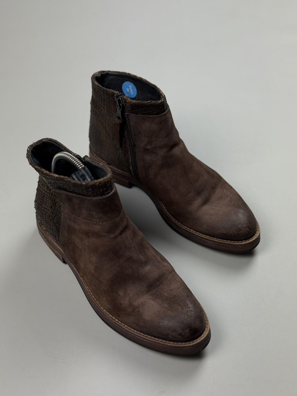 Other Mjus Ladies Avant-garde Ankle Zip Boots Shoes Size 39 / US 9 Size US 9 / IT 39 - 3 Thumbnail