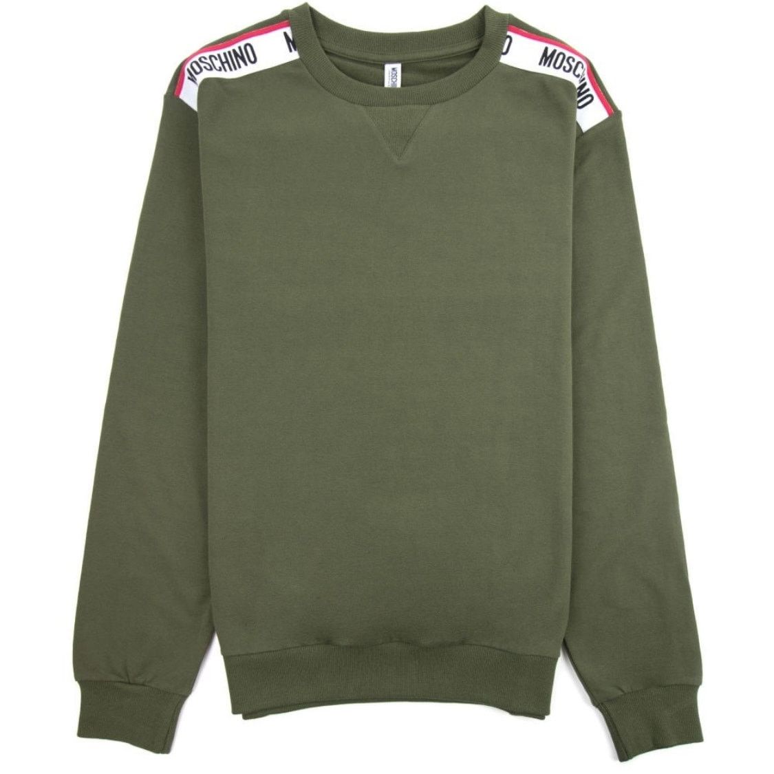 Moschino Moschino Underwear Oversized Tape Khaki Sweatshirt Size US XS / EU 42 / 0 - 1 Thumbnail