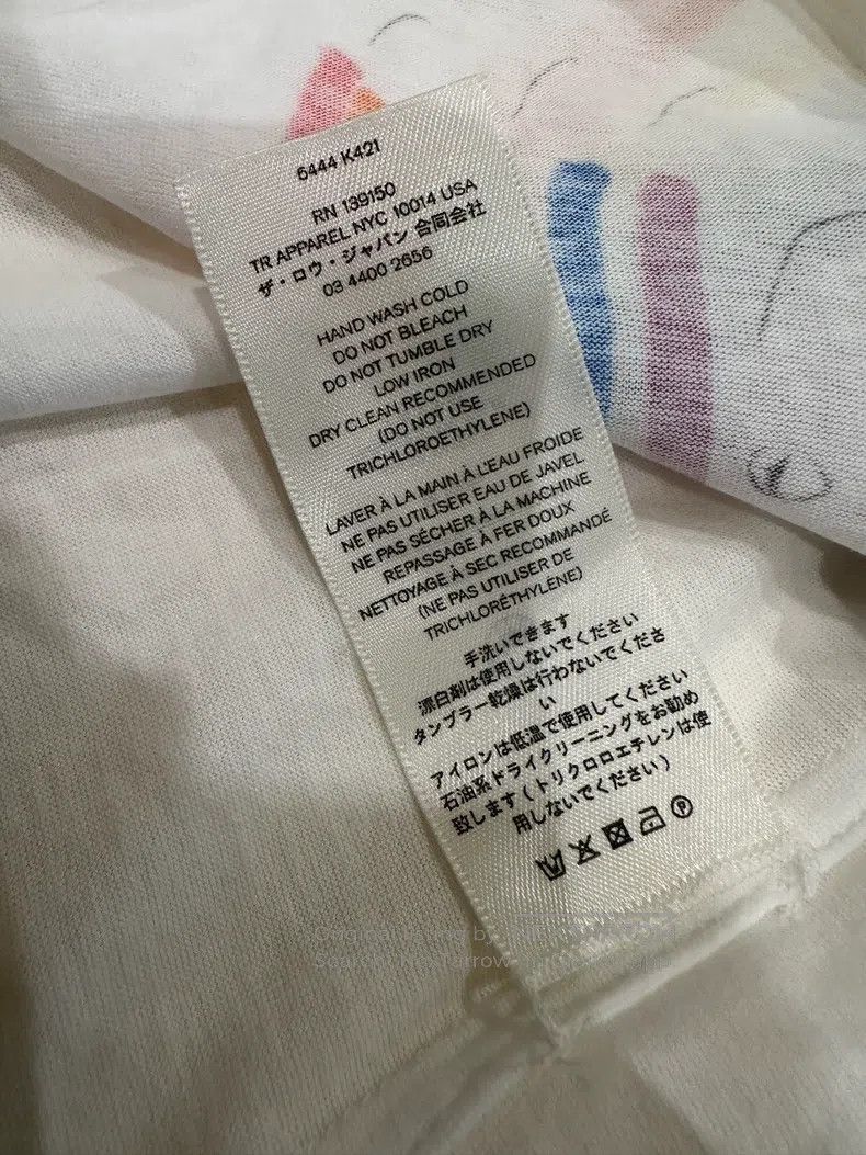 The Row The row Rainbow Organic Cotton Short Sleeve Tee Size XS / US 0-2 / IT 36-38 - 8 Thumbnail