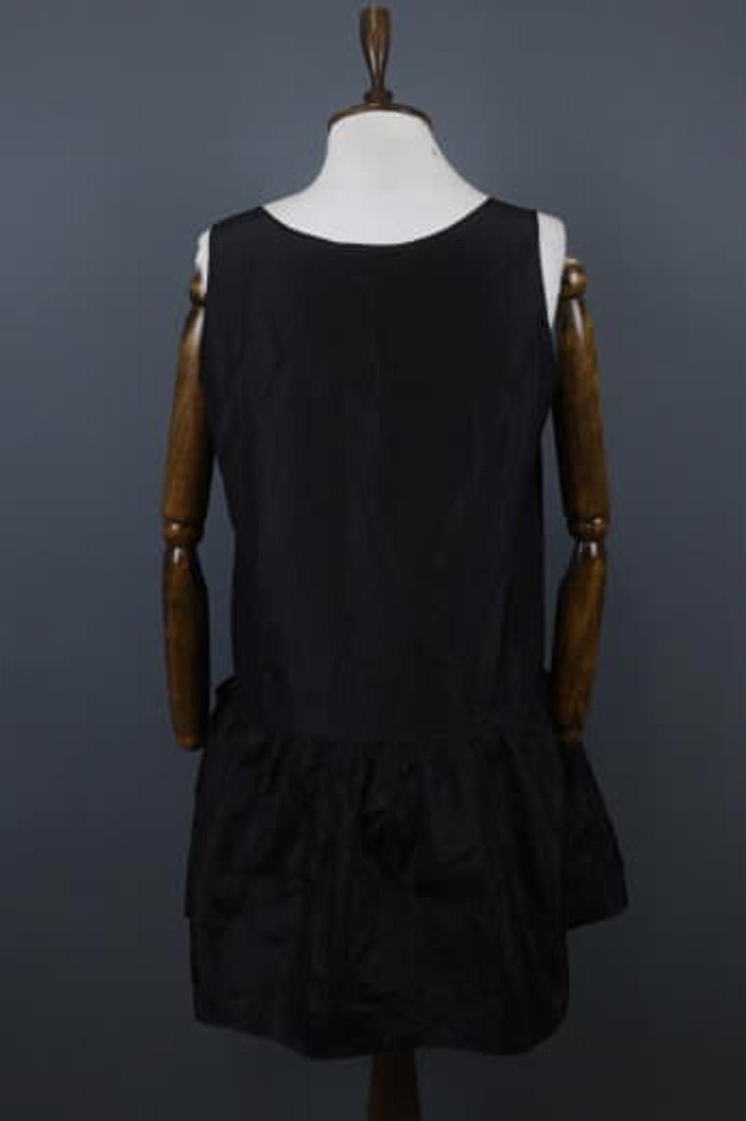 Designer See by Chloe Black Sleeveless Breathable Tunic Blouse Size 6 Size M / US 6-8 / IT 42-44 - 7 Thumbnail