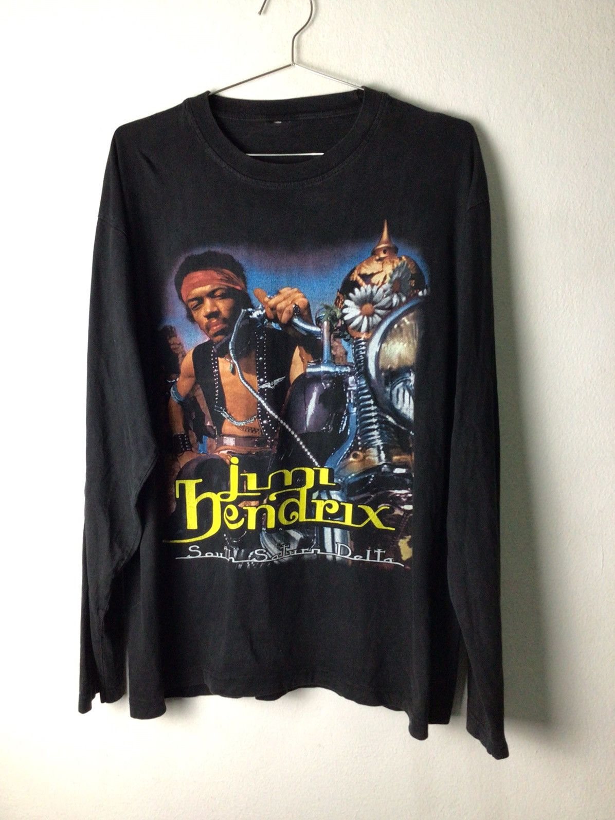 Jimi Hendrix × Vintage Jimi Hendrix South Saturn Dolta thai old long sleeve 90-00,s Size US XXL / EU 58 / 5 - 1 Thumbnail