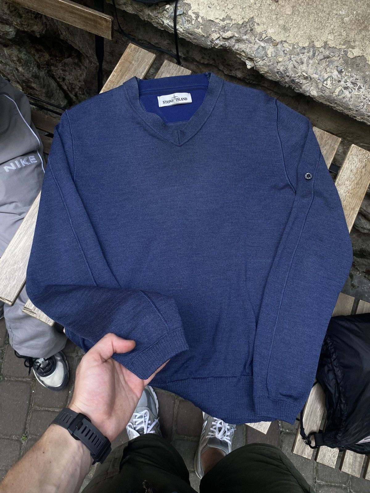 Stone Island Vintage Stone Island Knit Sweater Size US M / EU 48-50 / 2 - 1 Thumbnail