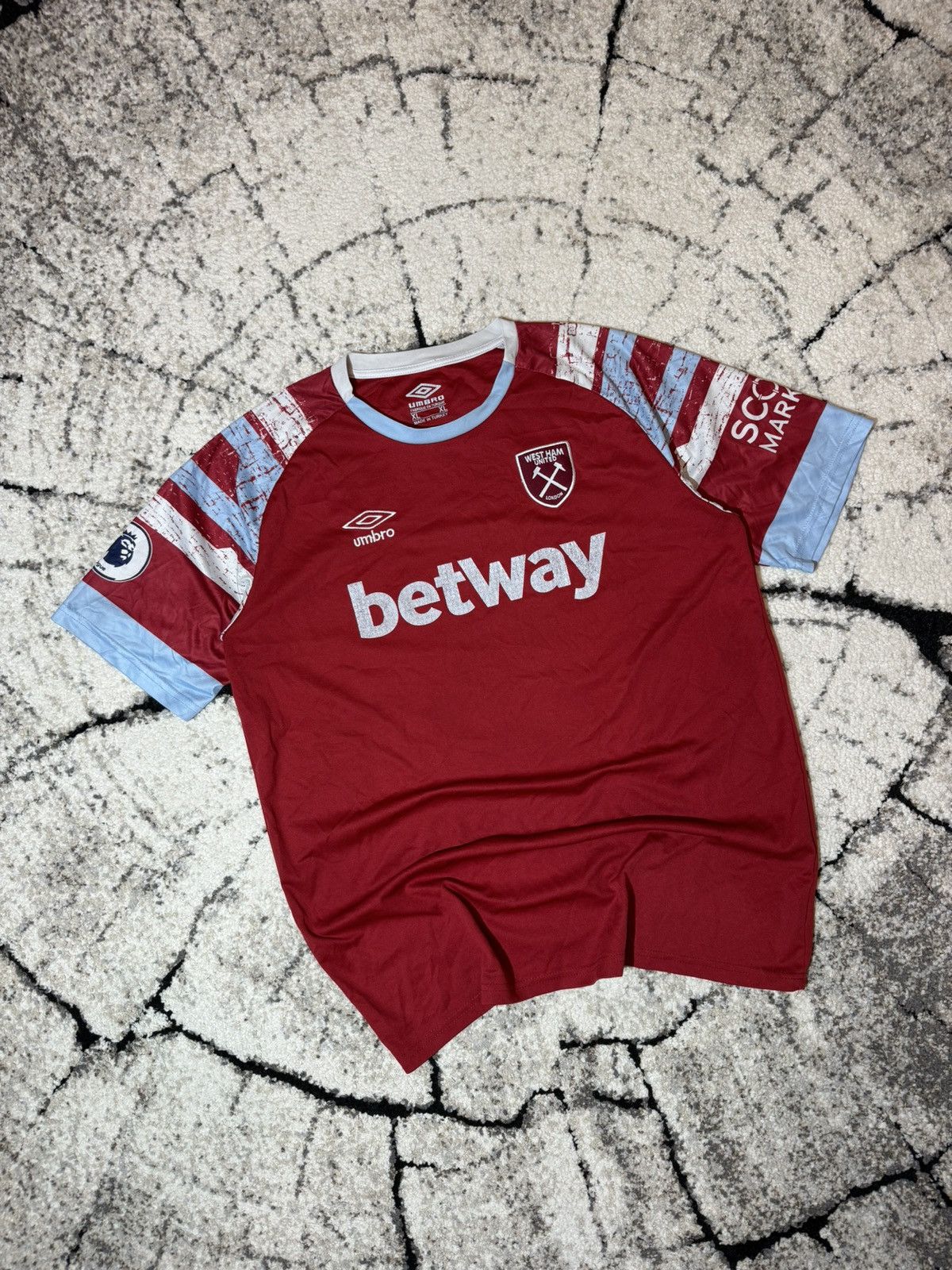 Vintage Vintage West Ham United 2022/23 Umbro Fan Jersey Blokcore XL Size US XL / EU 56 / 4 - 1 Thumbnail