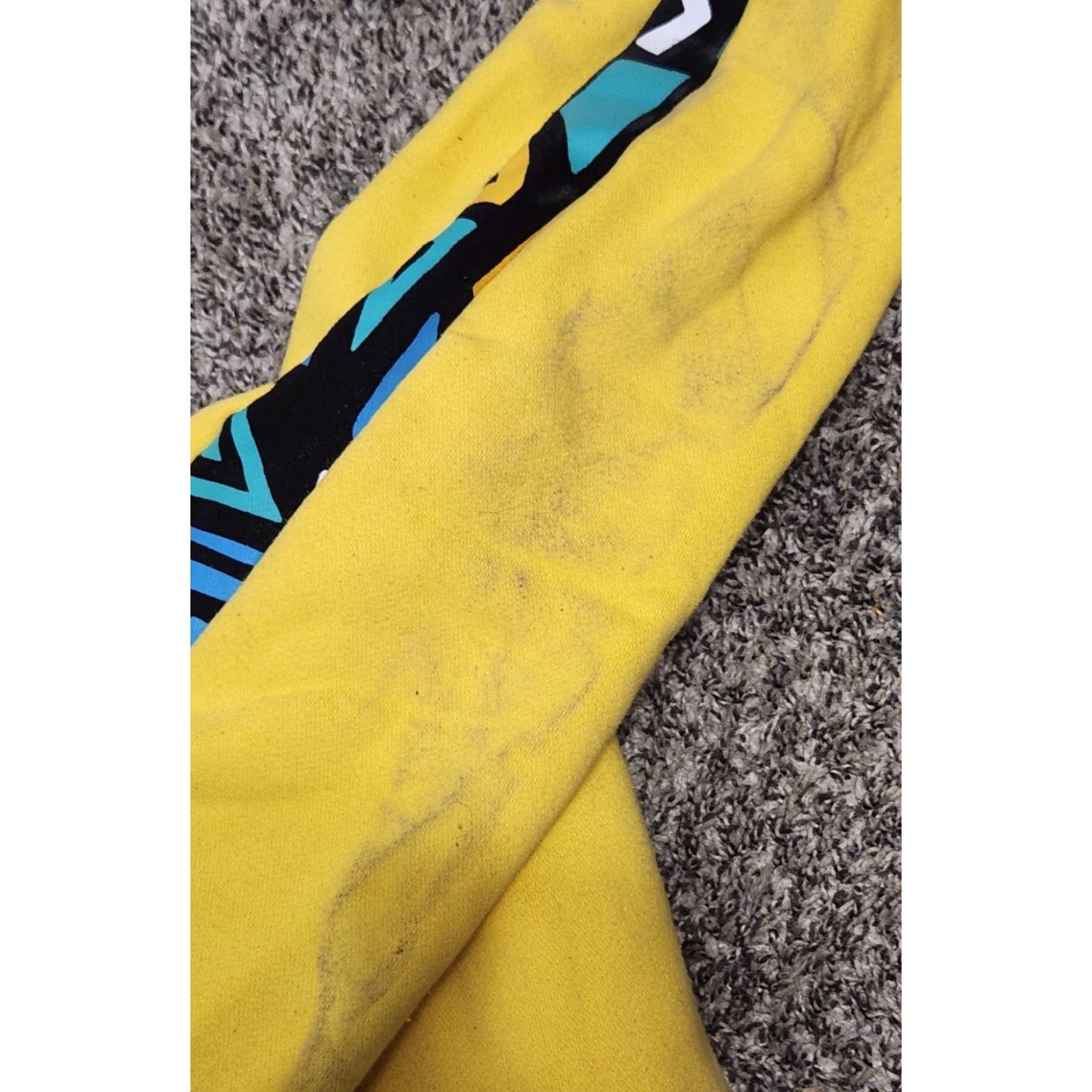Vintage Create 2MRW Crewneck Sweatshirt NON STOP HUSTLE 3XL Mens Yellow Graphic Print 90s Quotes Size US XXL / EU 58 / 5 - 3 Thumbnail