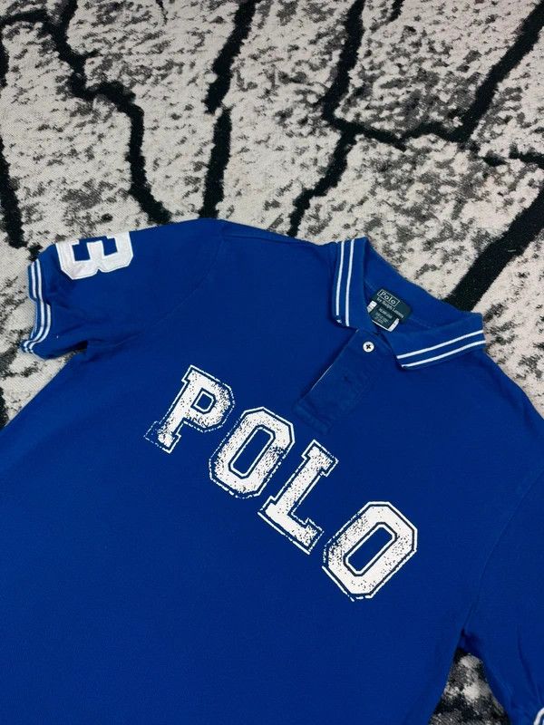 Ralph Lauren Vintage Ralph Lauren 3 S Blue Logo Polo Shirt Size US S / EU 44-46 / 1 - 3 Thumbnail