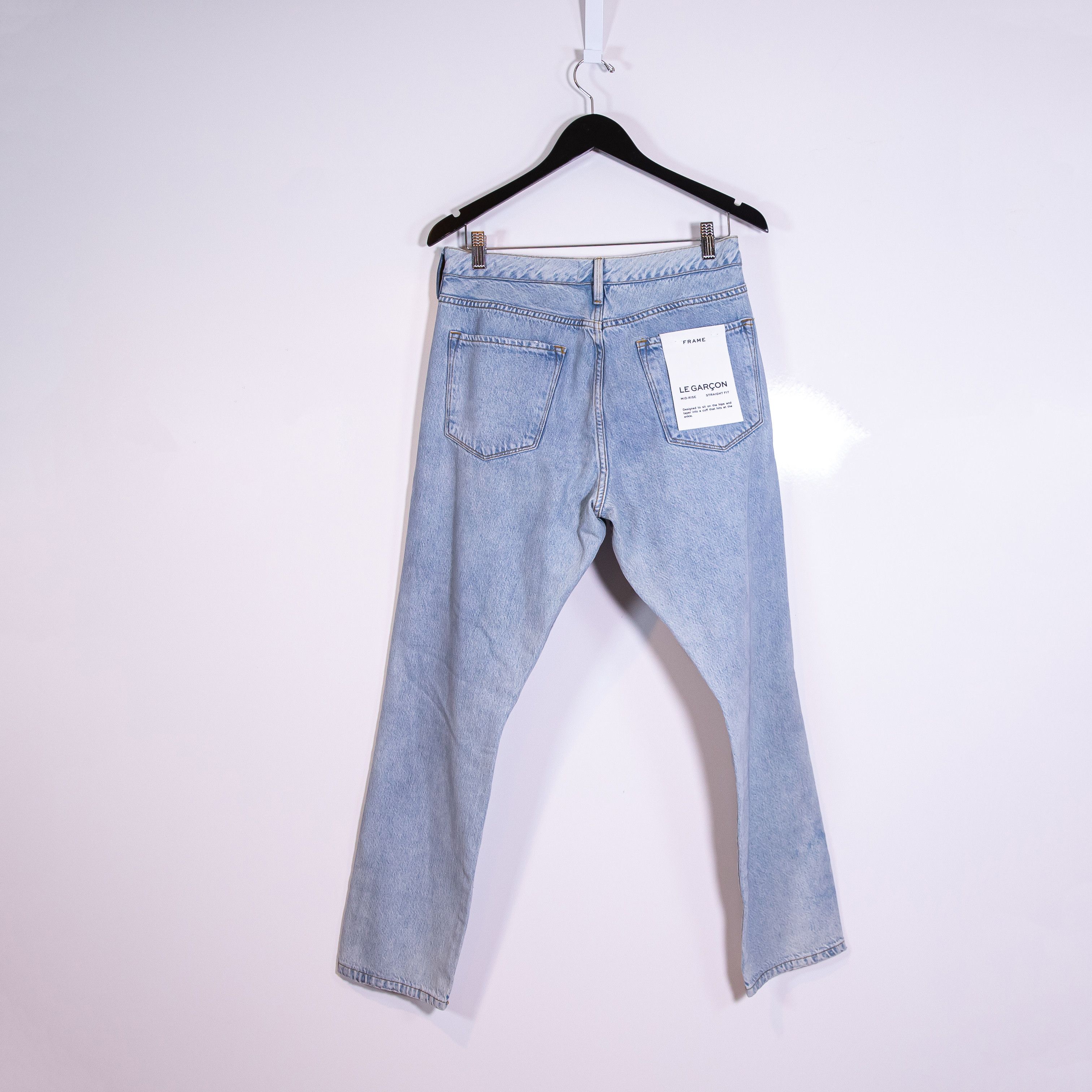 Frame Frame Denim Le Garcon Cotton Straight Size 30" / US 8 / IT 44 - 4 Thumbnail