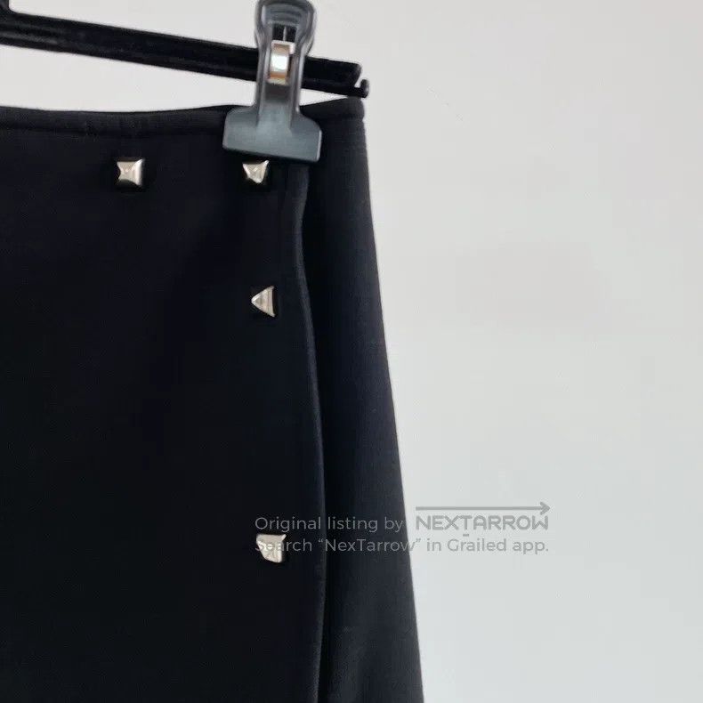 Hermes Hermes Black skirt Size 25" / US 0 / IT 36 - 3 Thumbnail