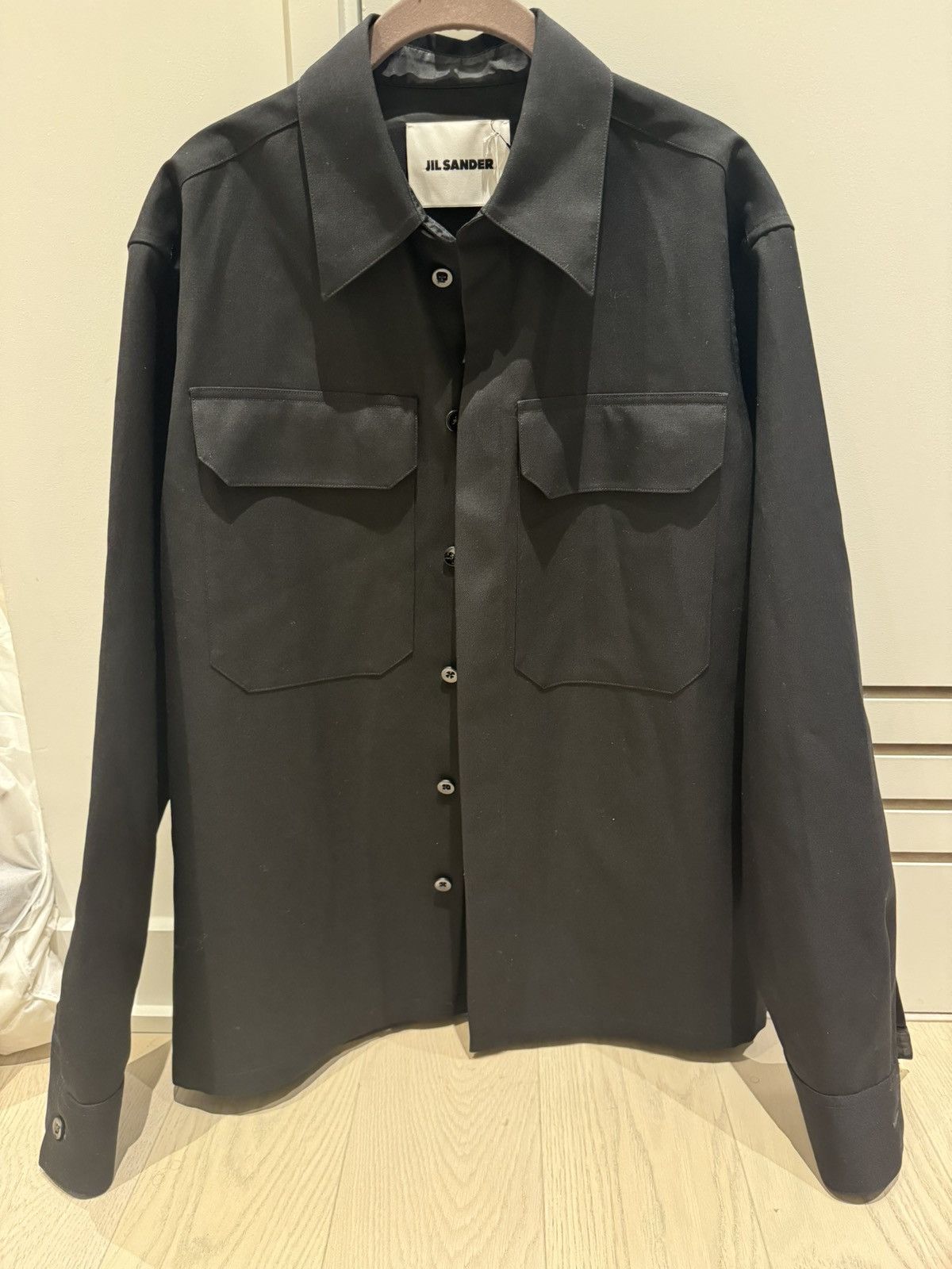Jil Sander Jil Sander Wool Workwear Shirt Size 40R - 1 Thumbnail