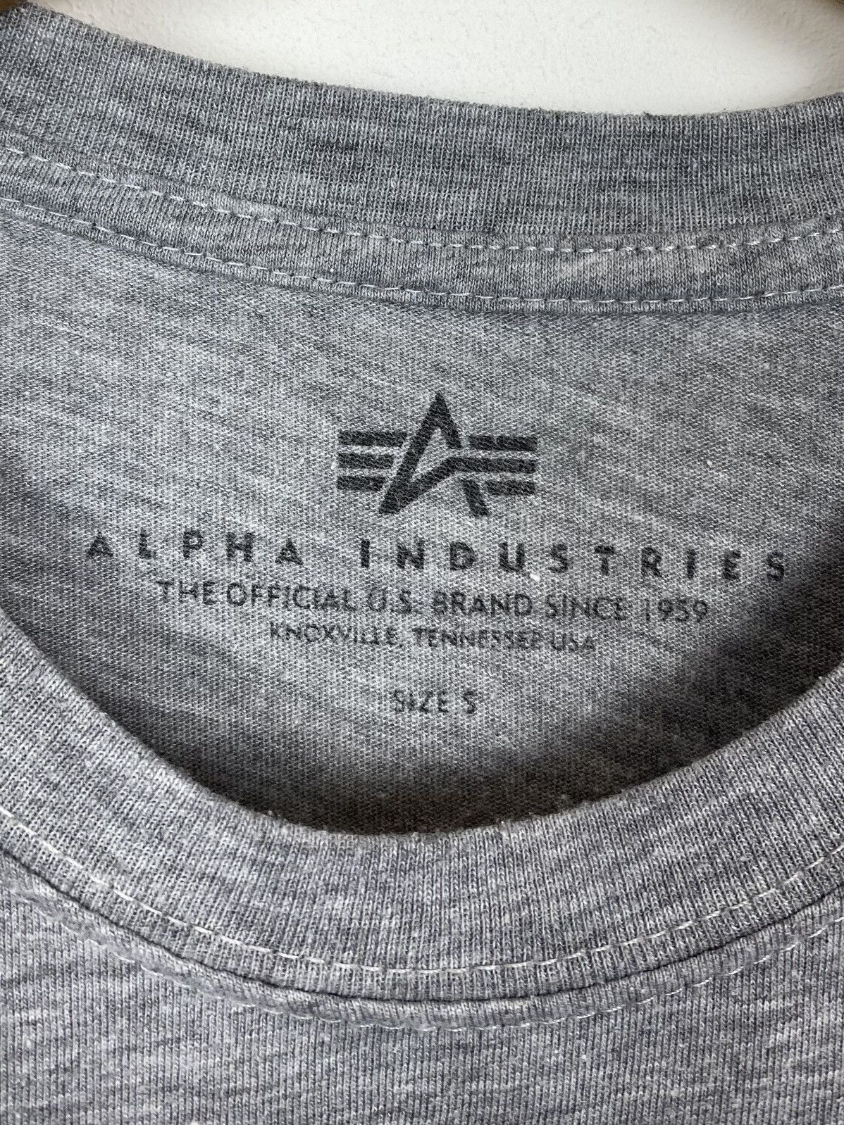 Alpha Industries Alpha Industries Short Sleeve T-Shirt Grey Men’s Size S Grey Size US S / EU 44-46 / 1 - 4 Thumbnail
