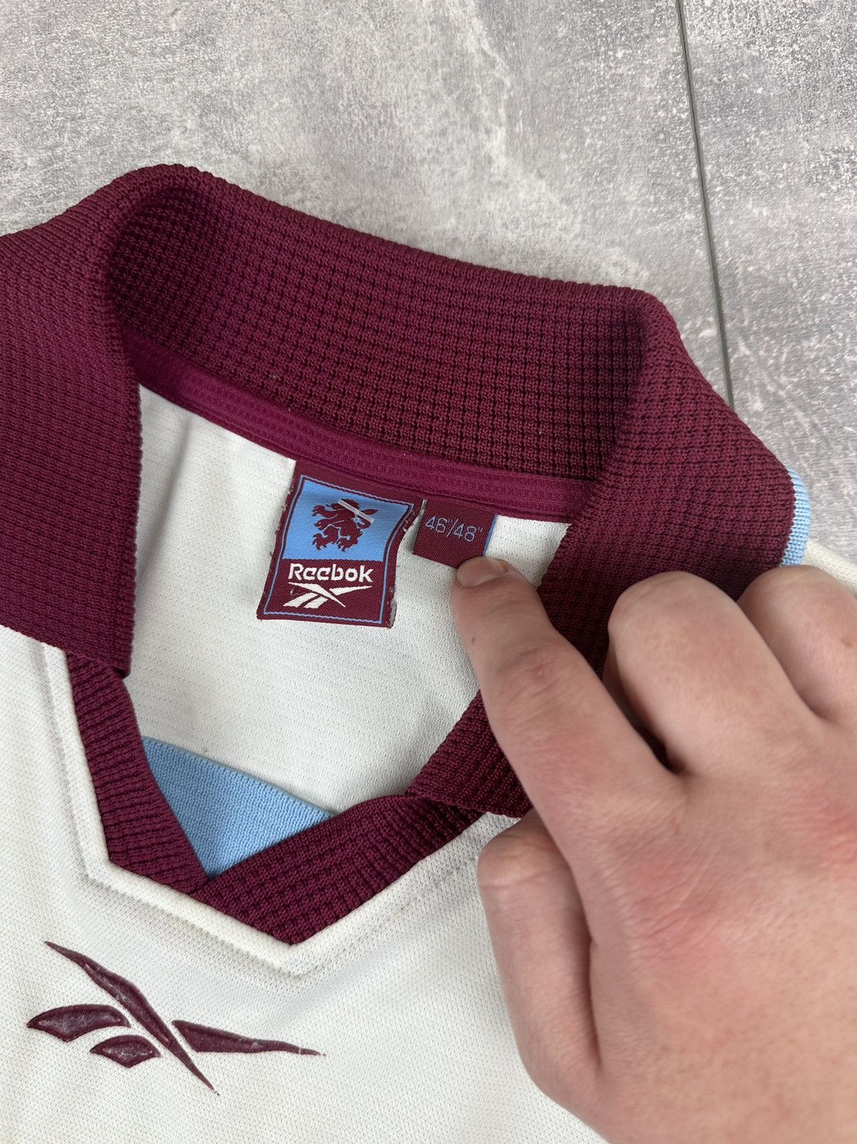 Reebok Reebok Aston Villa Away 1999/2000 Football Soccer Jersey Size US L / EU 52-54 / 3 - 12 Thumbnail