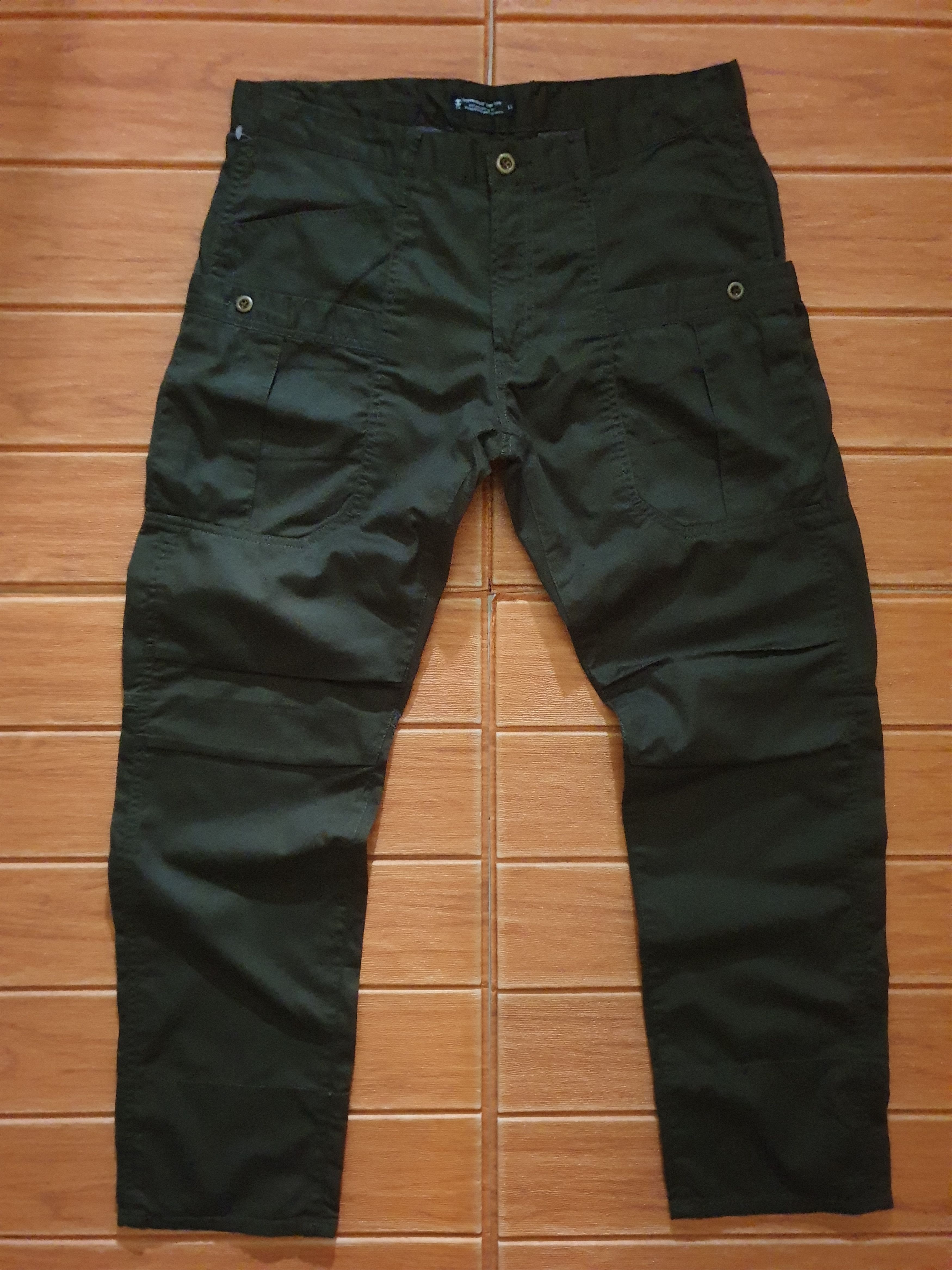 Japanese Brand 💥Tkmixpice green military trousers pant Size US 34 / EU 50 - 1 Thumbnail