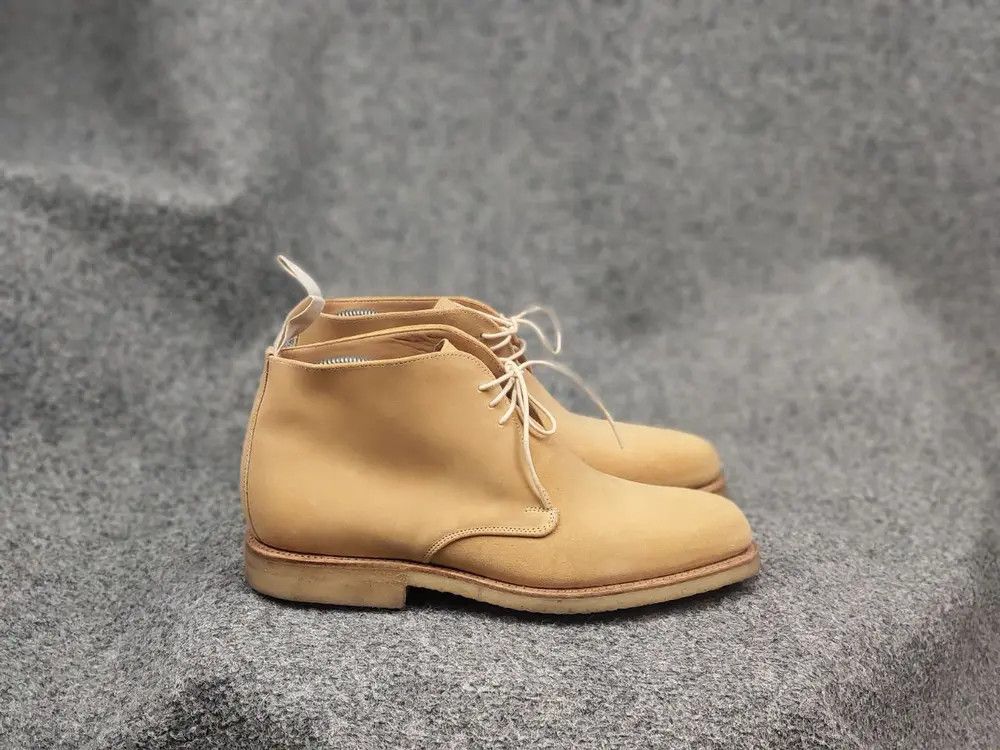 Cheaney Joseph Cheaney &Sons Desert Chukka Suede Leather Ankle Boots Size US 8 / EU 41 - 1 Thumbnail