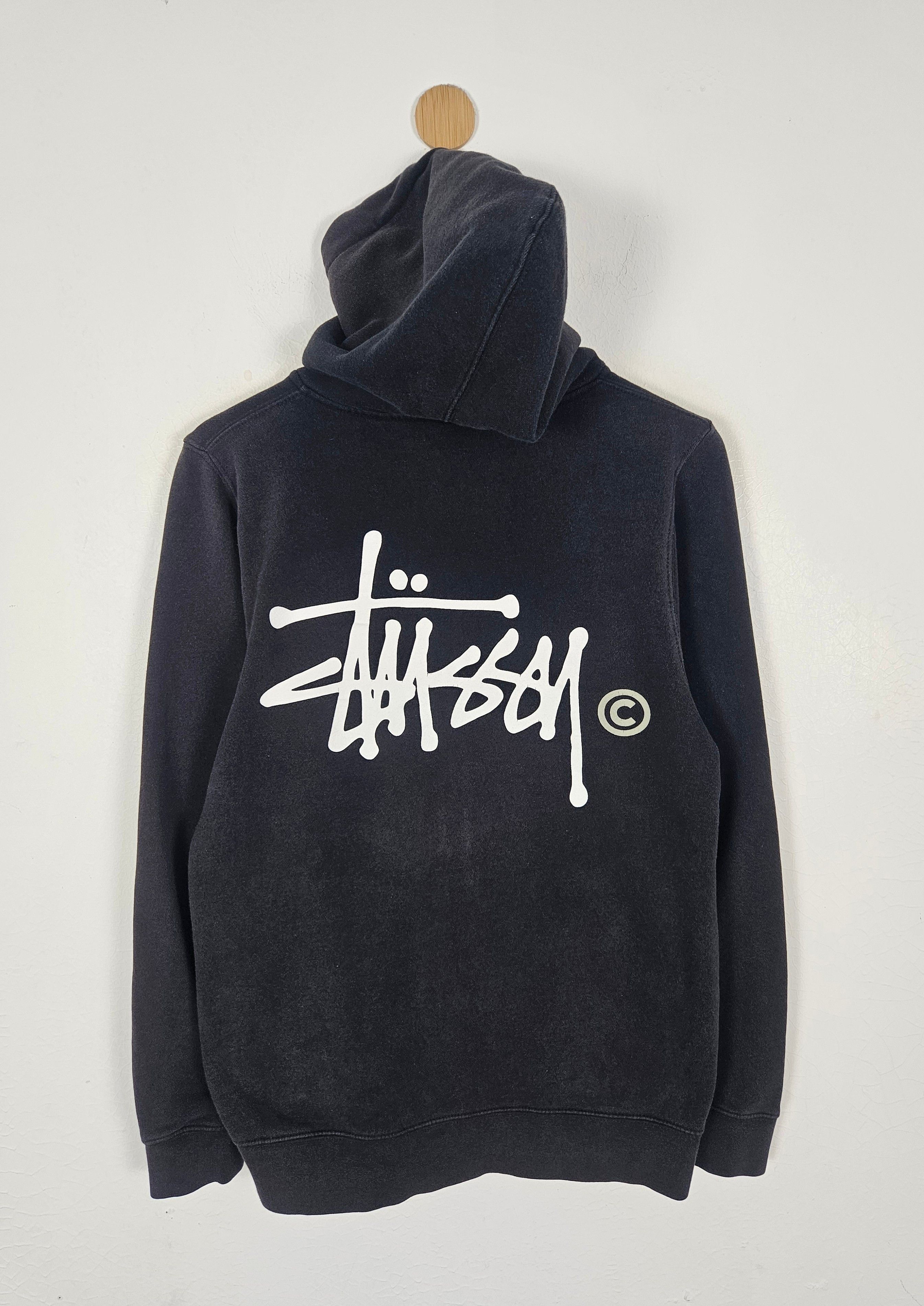 Vintage Stussy Signature Spellout Hoodie Sweater