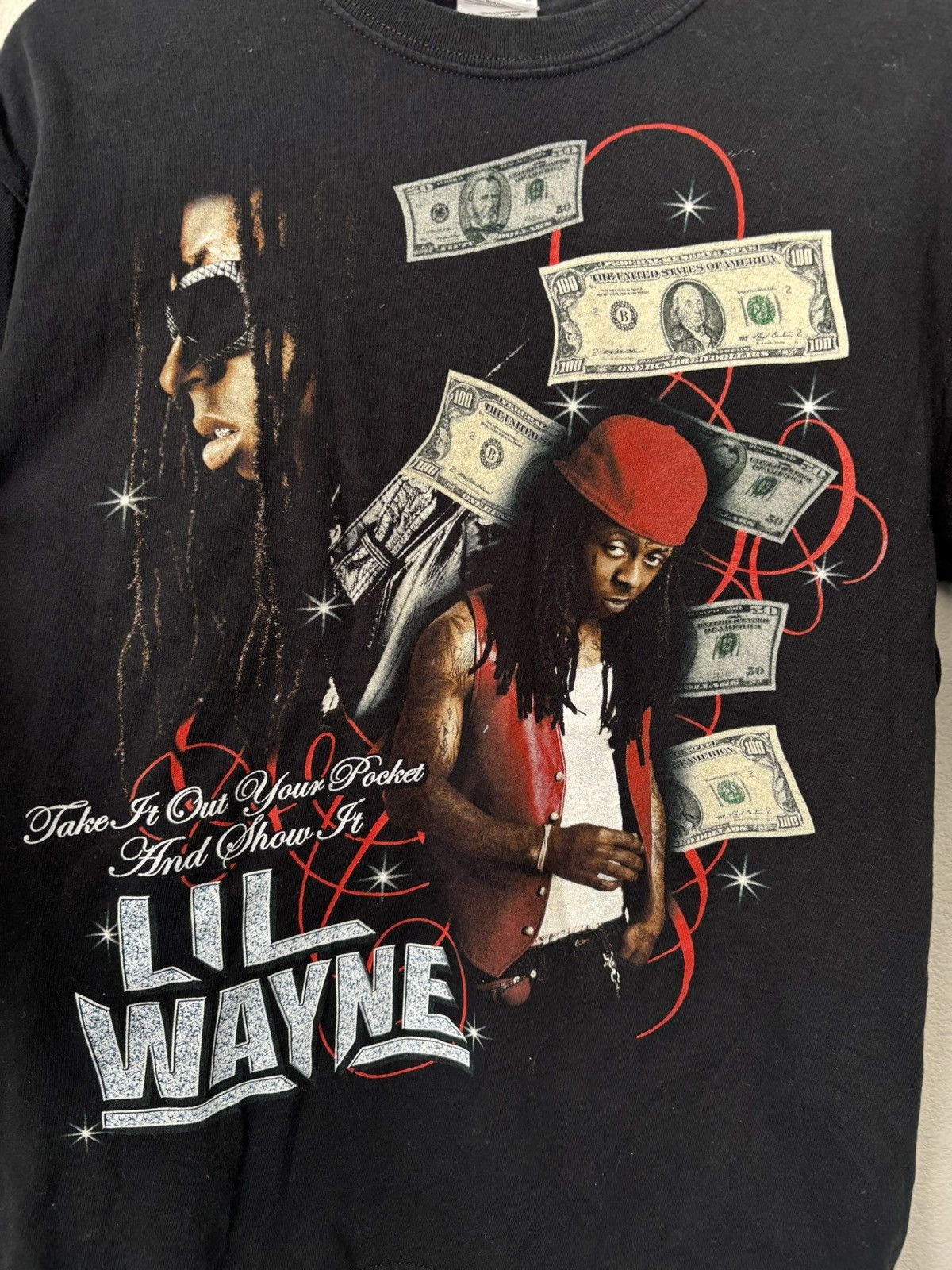 Vintage vintage y2k lil Wayne rap tour graphic t shirt Size US S / EU 44-46 / 1 - 4 Thumbnail