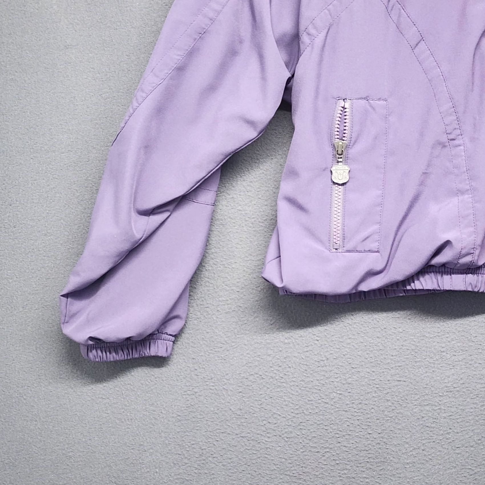 Vintage VINTAGE Kaelin Tracksuit Womens Large Lined Purple Zip Jacket Pants 2 Piece Windbreaker Set Womens Size 36" / US 14 / IT 50 - 4 Thumbnail