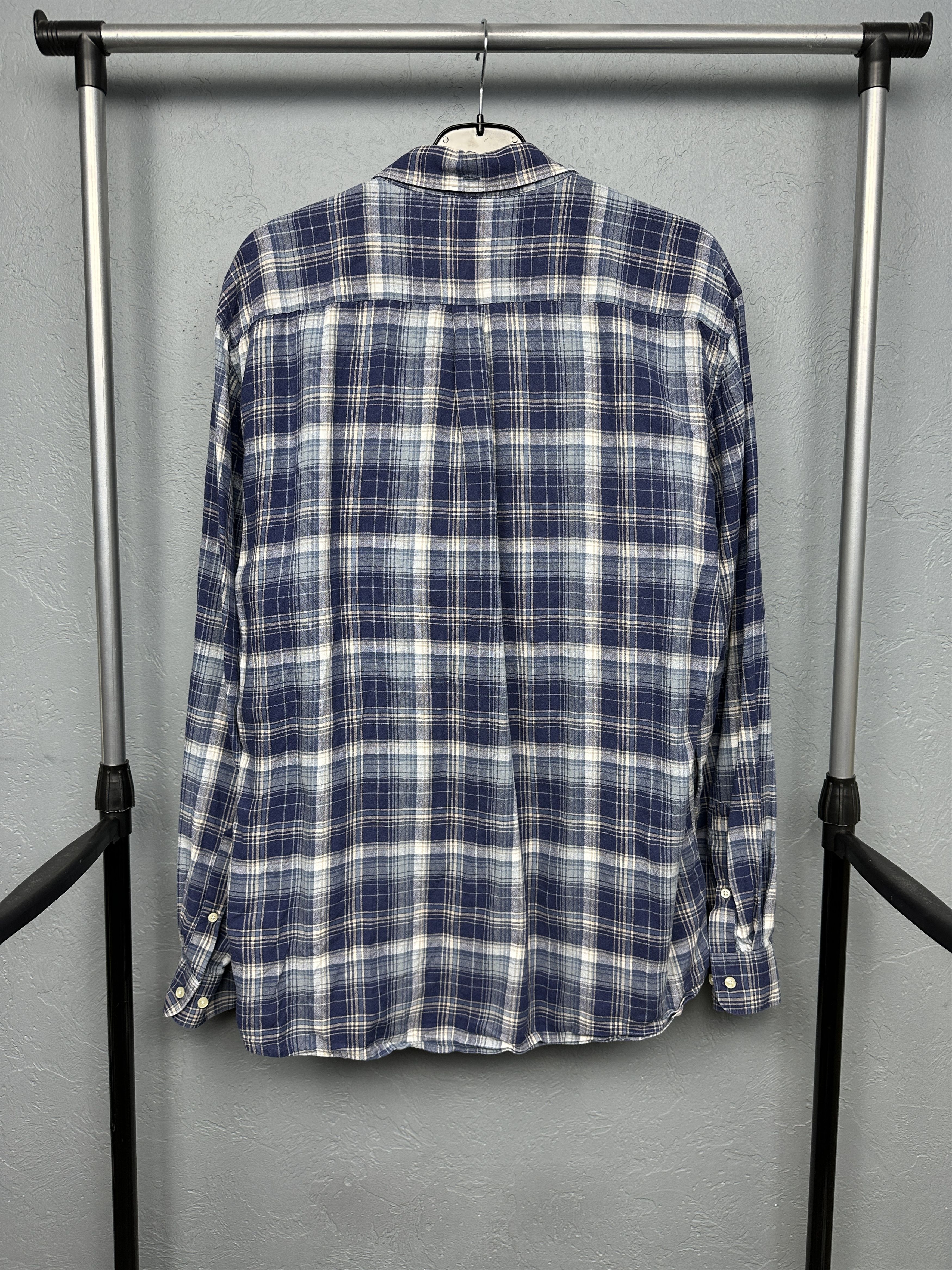 Barbour Barbour Biggin Mens LINEN Long Sleeve Plaid Shirt Size US XXL / EU 58 / 5 - 7 Thumbnail