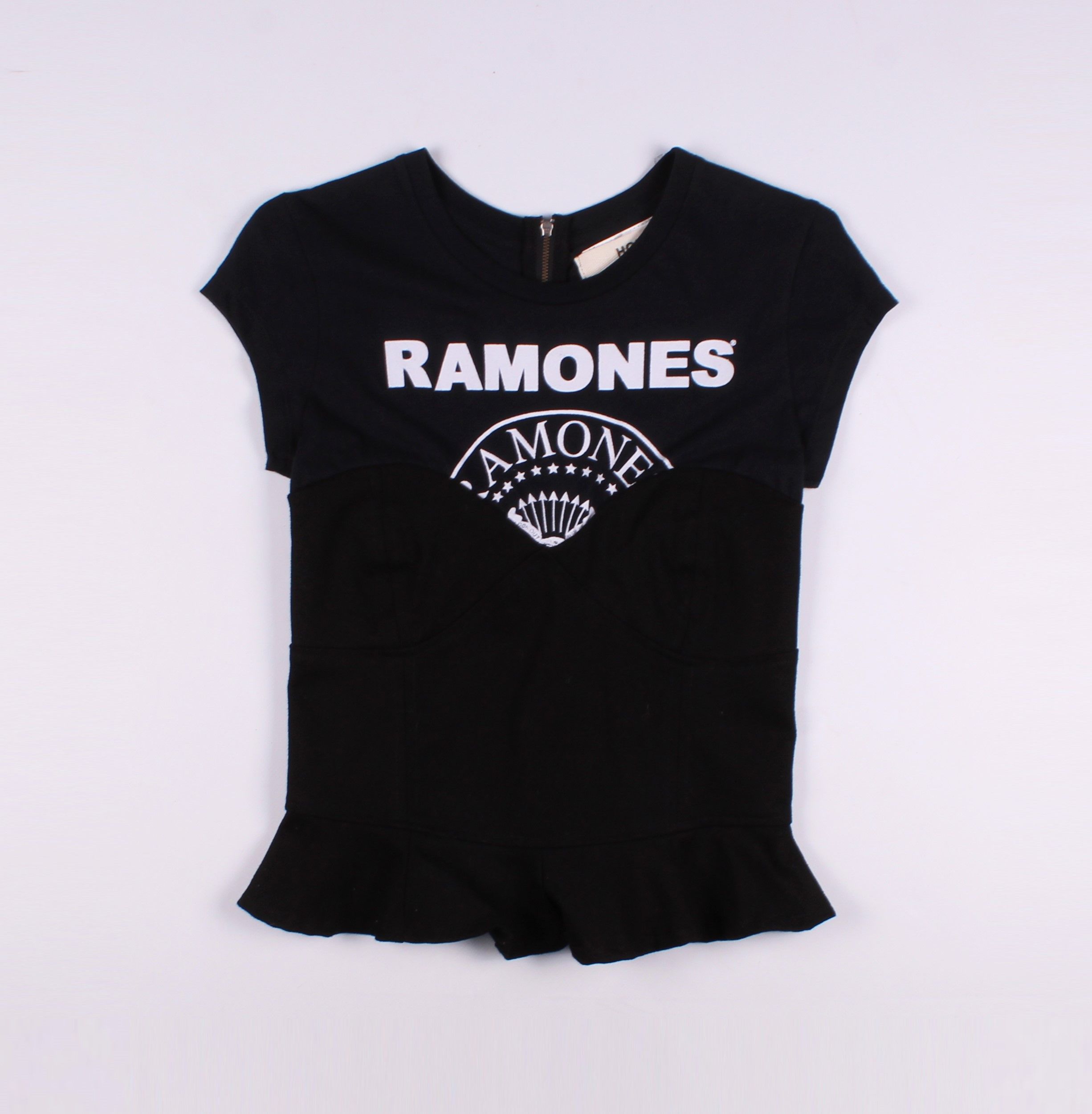 House Of The Gods House Of The Gods Ramones Corset Style Top T-shirt Size XS / US 0-2 / IT 36-38 - 4 Thumbnail