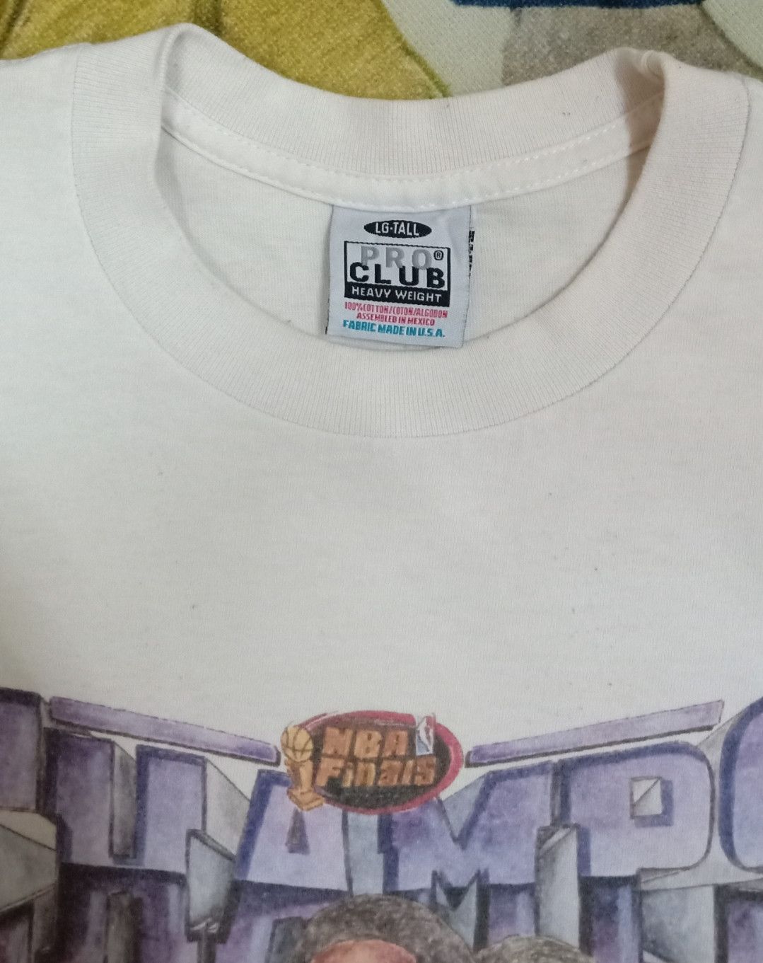 NBA × Pro Player Vintage 90s LA Lakers 12x NBA World Champions T-shirt Size US L / EU 52-54 / 3 - 8 Thumbnail