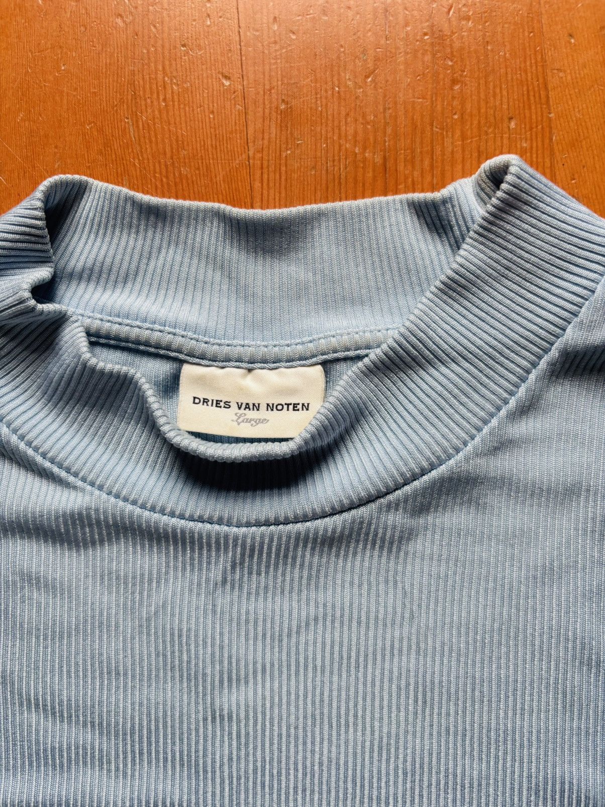 Dries Van Noten Dries van Noten Ribbed T-Shirt Size US L / EU 52-54 / 3 - 3 Thumbnail