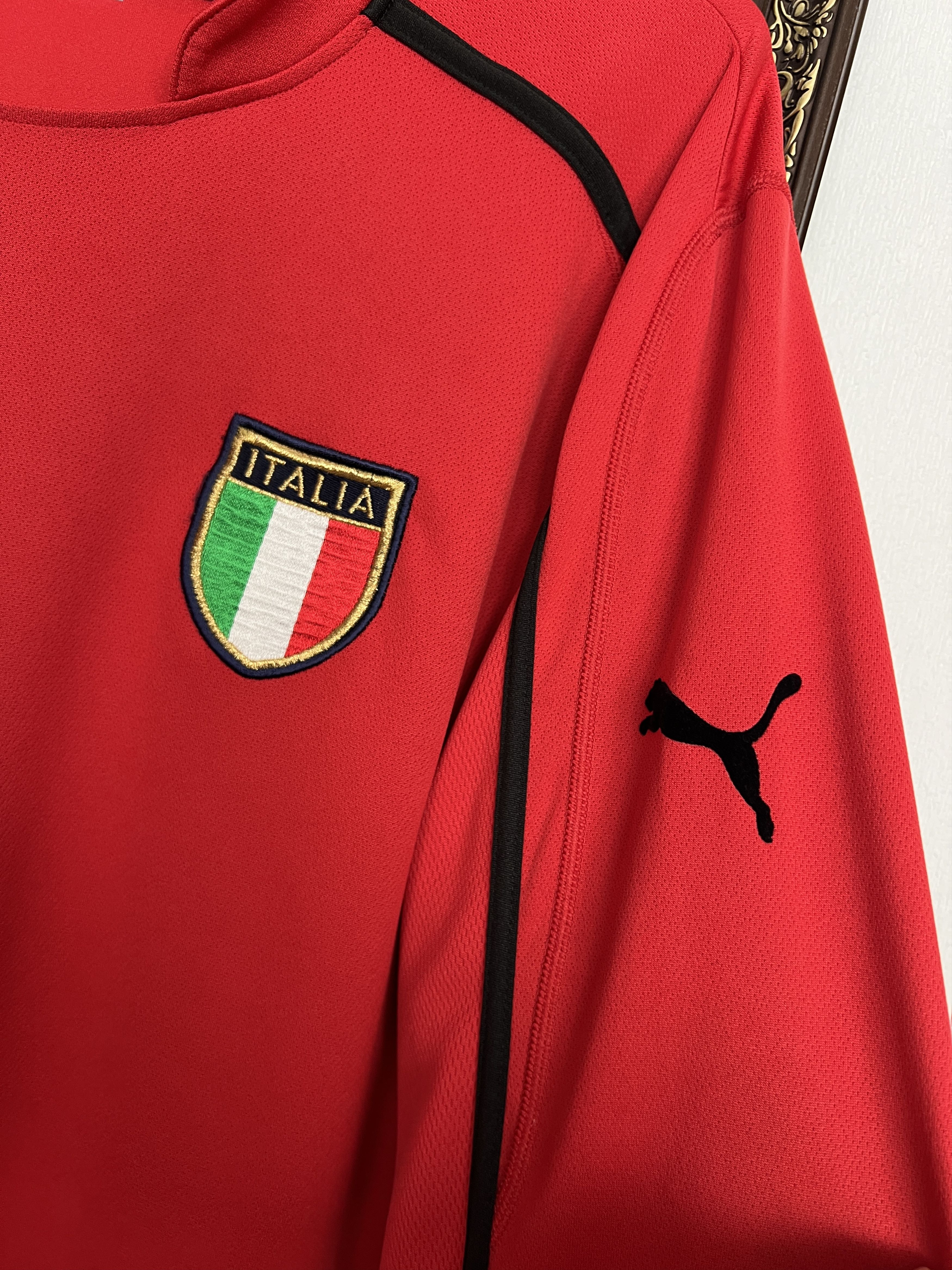 Puma Italy Goalkeeper football shirt Soccer Maglia Jersey Trikot Size US XL / EU 56 / 4 - 4 Thumbnail