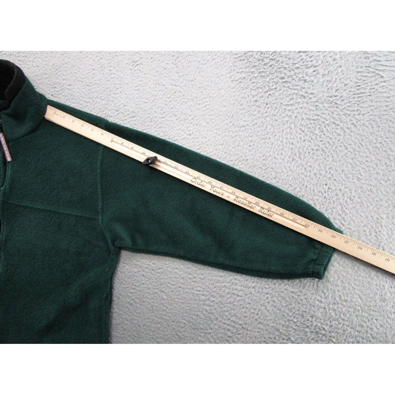 Vintage Landway Green Fleece Full Zip Jacket Mens Size S USA Made Elastic Waist Jacket Mens S Green USA Landway Fleece Full Zip Jacket Elastic Waist Size US S / EU 44-46 / 1 - 6 Thumbnail