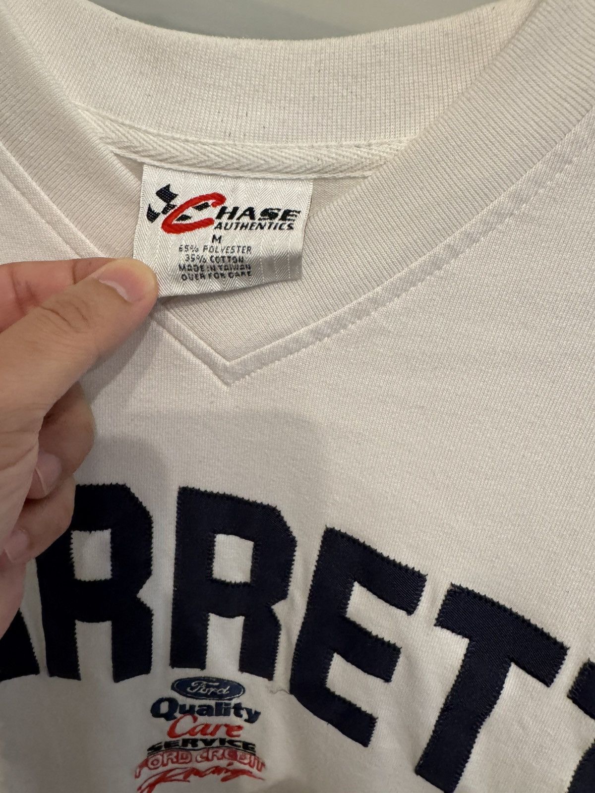 NASCAR Vintage Nascar Jersey Mens M White Dale Jarrett #88 Racing Size US M / EU 48-50 / 2 - 2 Thumbnail