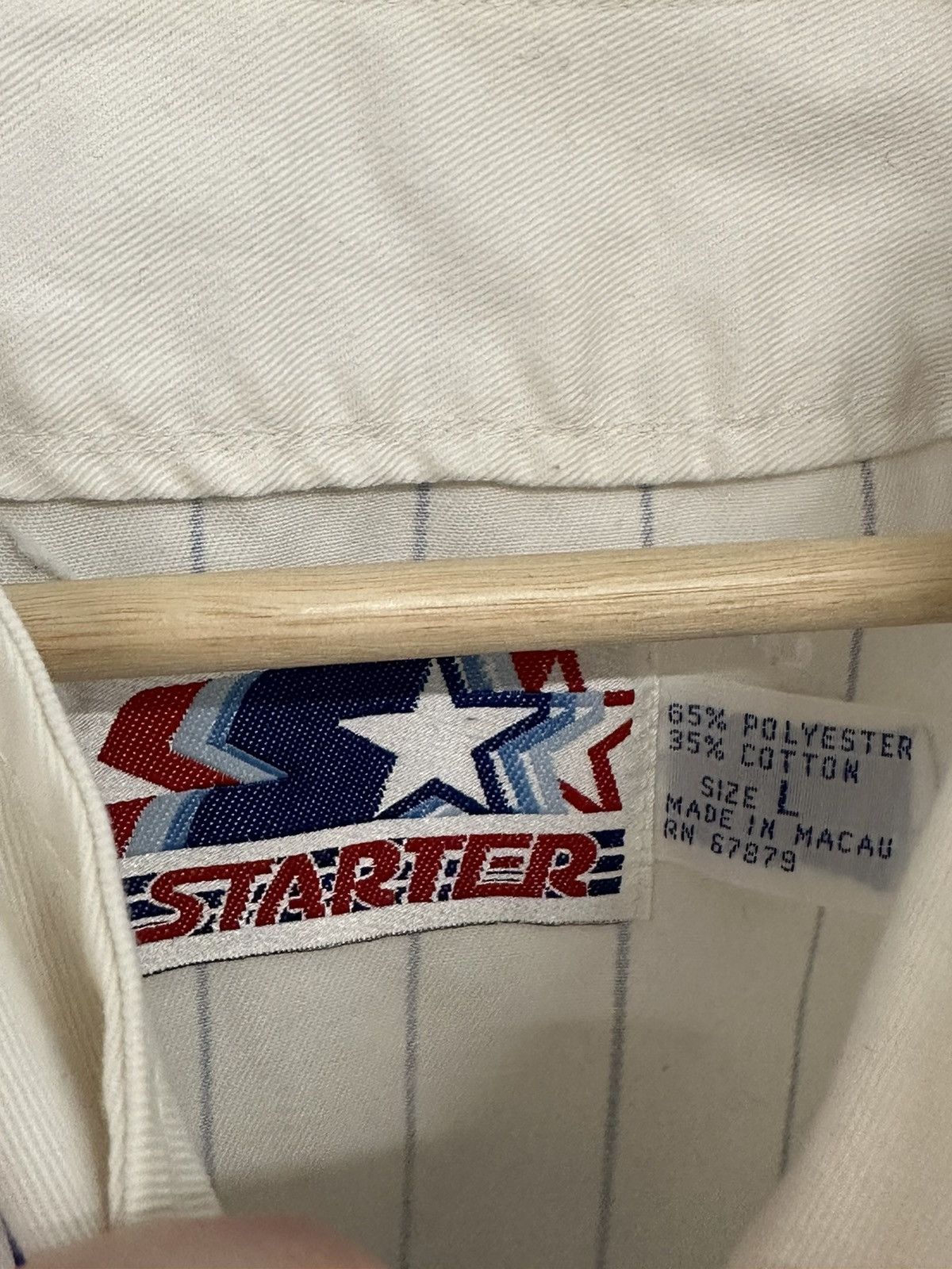 MLB × Vintage Vintage 80s Starter Pinstripe Los Angeles Dodgers Jersey Size US L / EU 52-54 / 3 - 8 Thumbnail