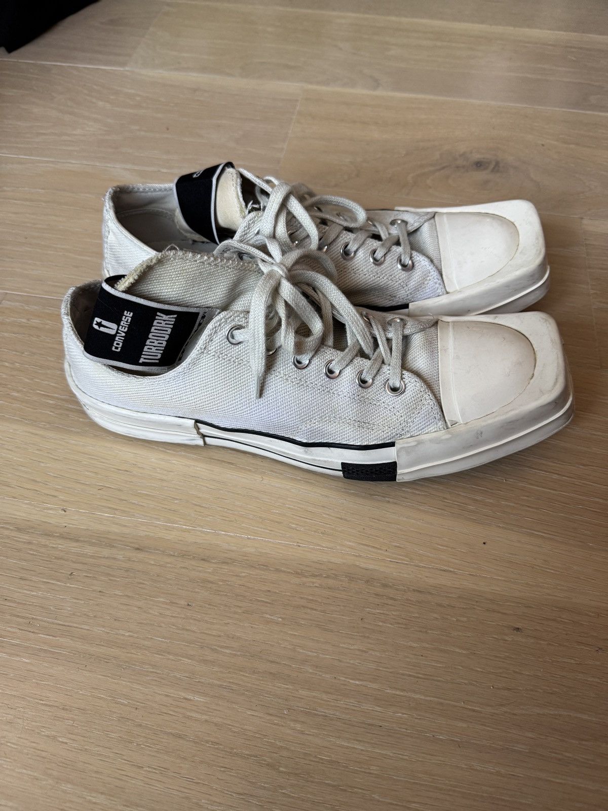 Converse Rick Owens x Converse Turbodrk low Top size 9.5 Size US 9.5 / EU 42-43 - 4 Thumbnail
