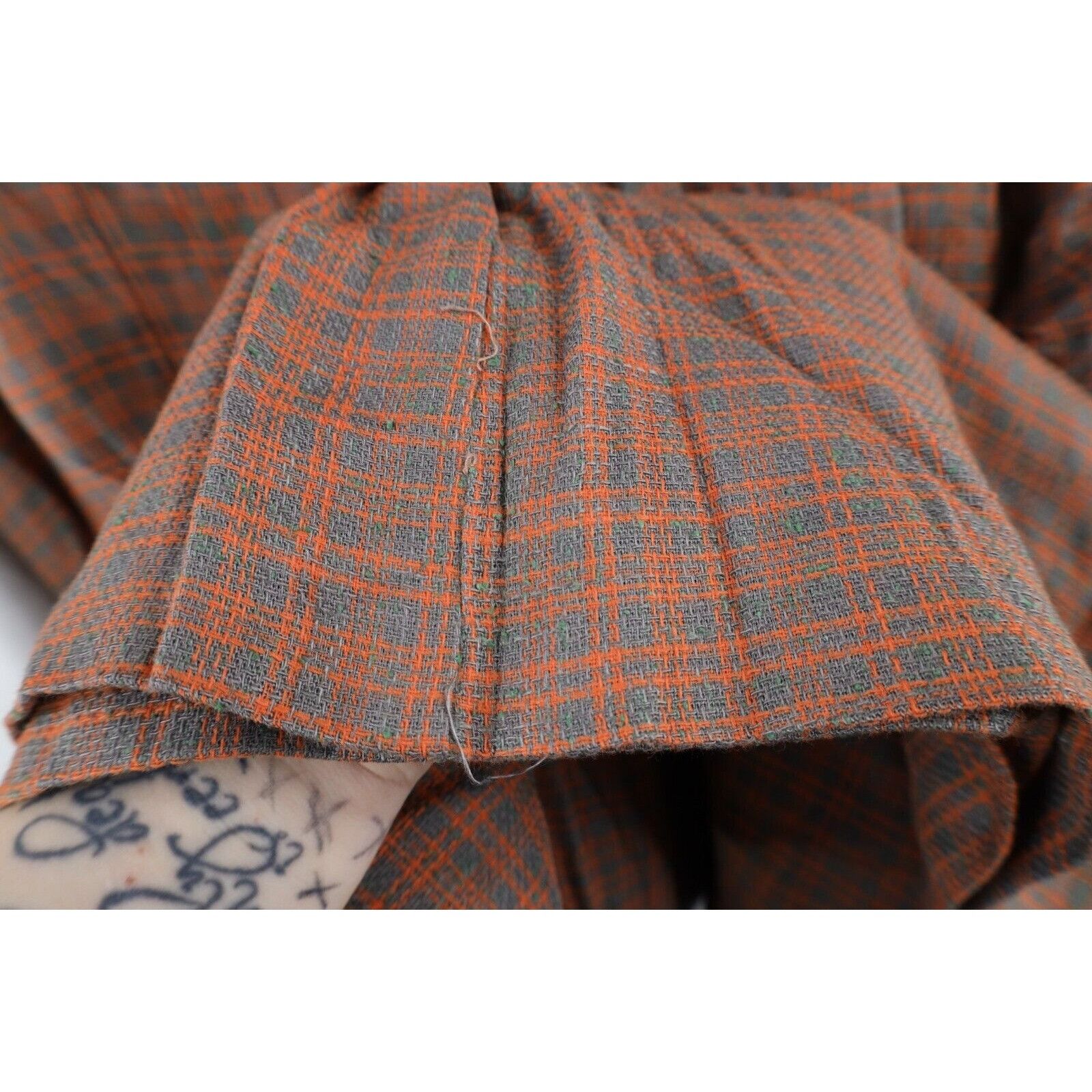Vintage Vintage 50s 60s Rockabilly Wool Tweed Belted Dress Size M / US 6-8 / IT 42-44 - 11 Thumbnail