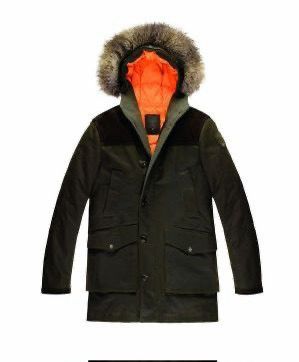 image of Tommy Hilfiger Limited Blauer Coat in Army Green, Men's (Size XL)