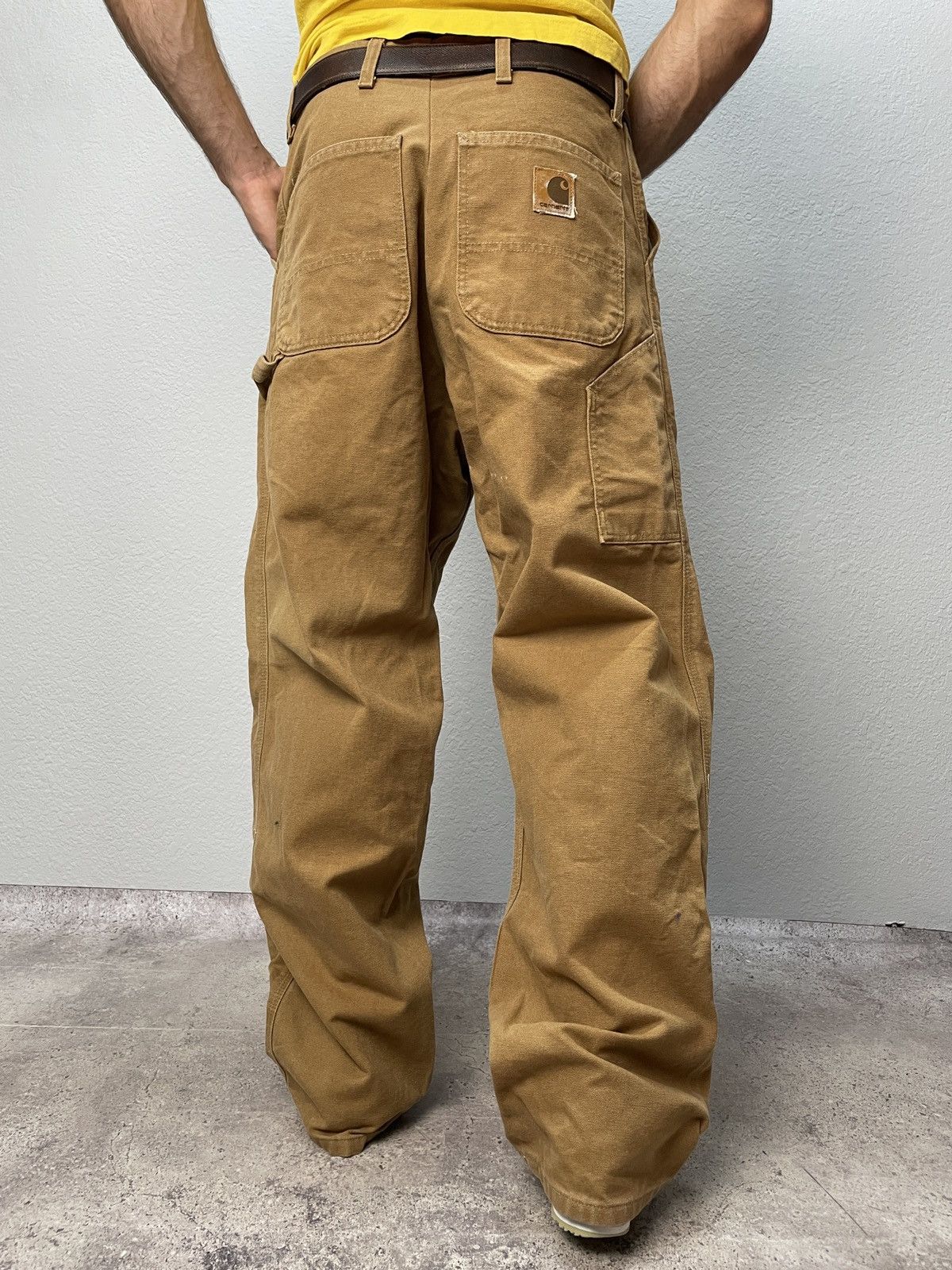 Carhartt Vintage Carhartt Double Knee Denim Jeans Distressed Y2K Size US 38 / EU 54 - 1 Thumbnail