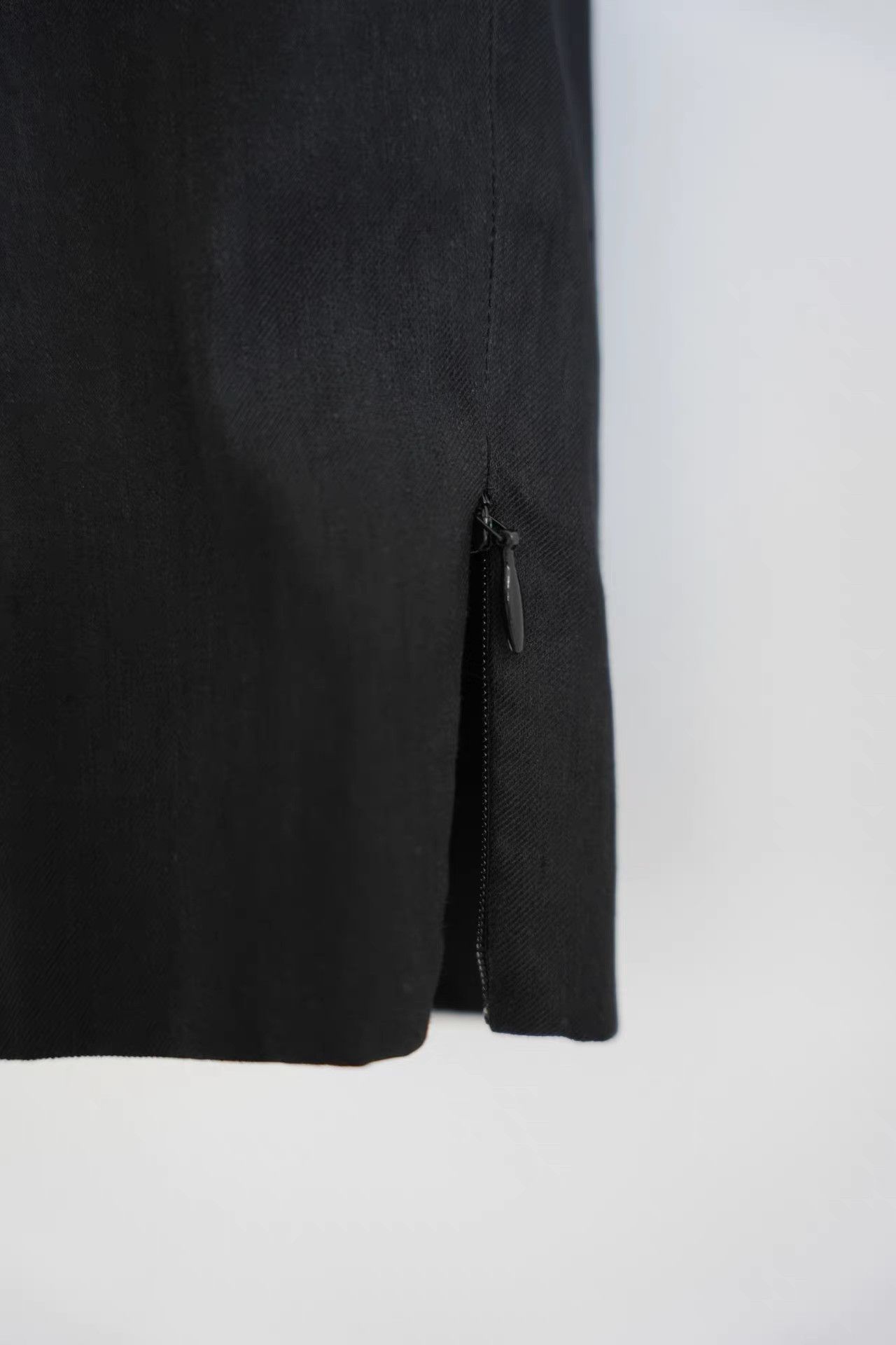 Yohji Yamamoto Yohji Yamamoto 16ss White Stitch Zip Dress Pants K4 Size US 34 / EU 50 - 6 Thumbnail