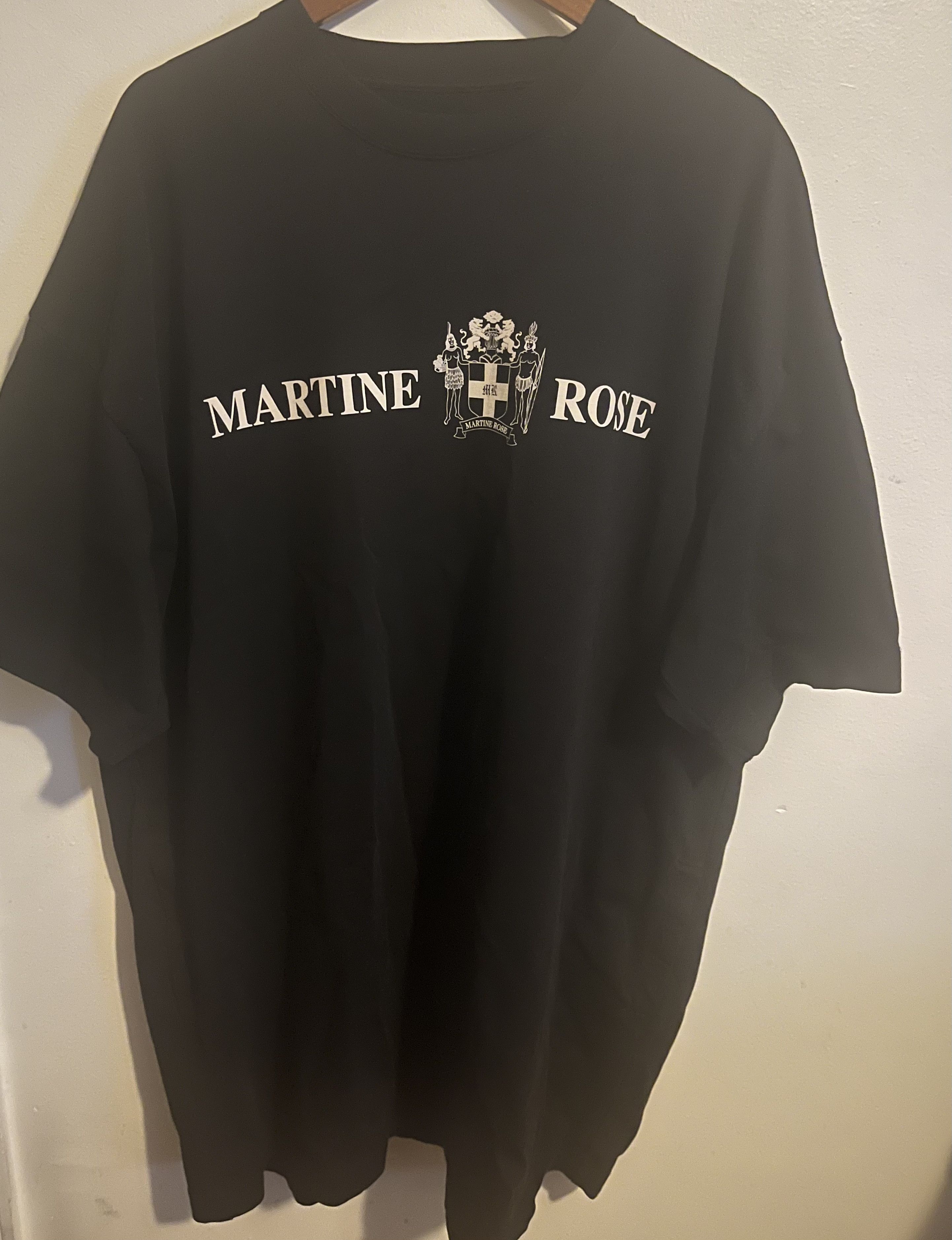 Martine Rose Oversized Graphic Logo Tee
