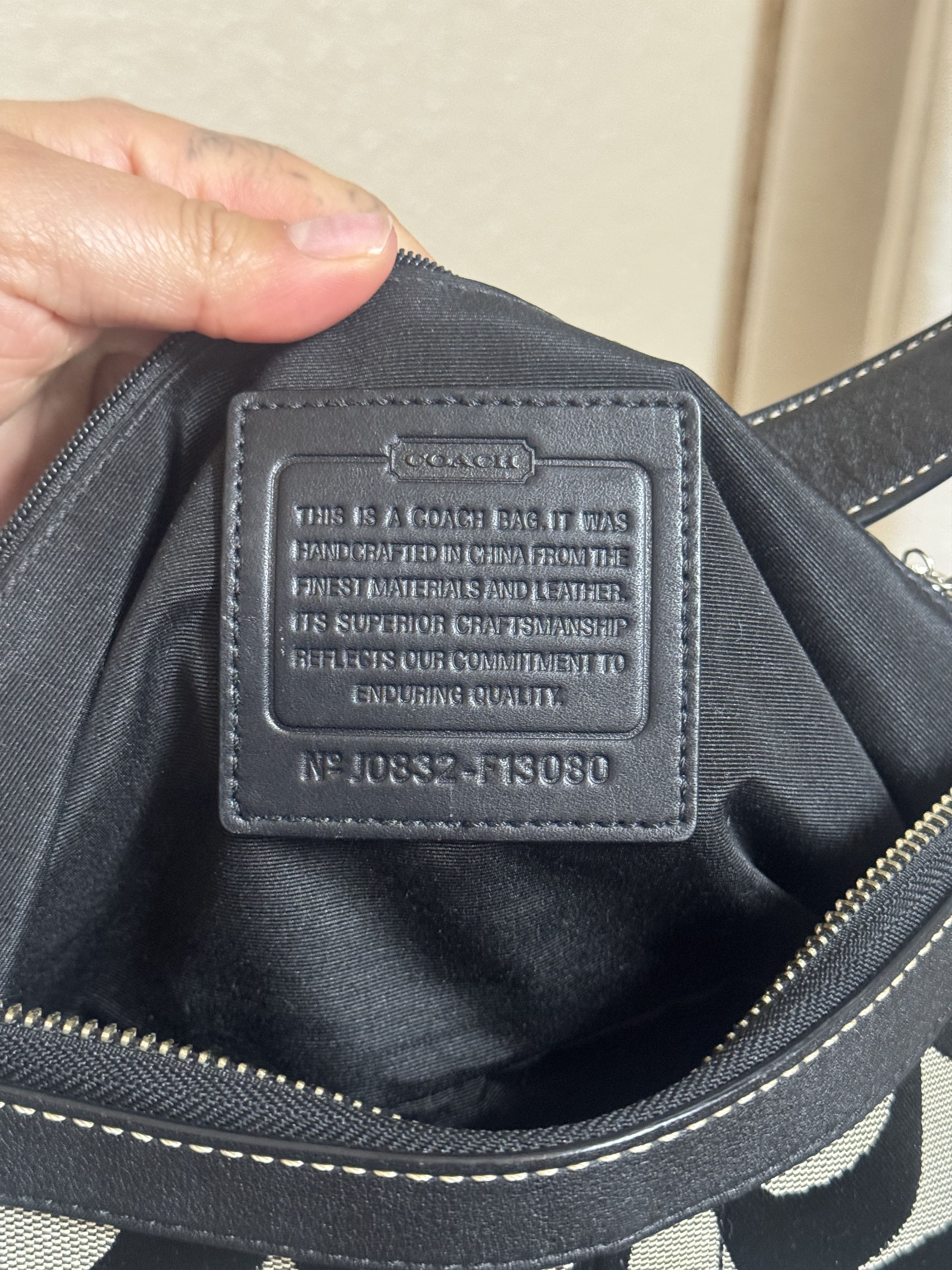 Coach Vintage Coach Signature Canvas shoulder bag Size ONE SIZE - 3 Thumbnail