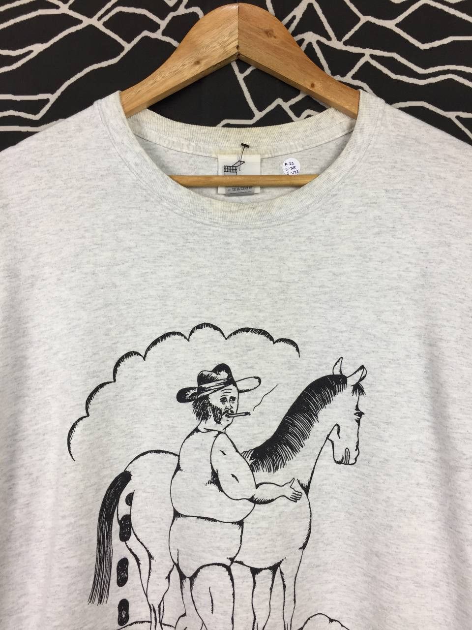 Vintage LIFERS Circa 1996 Wear Brand Howdy Cowboy Longsleeve Tee Size US L / EU 52-54 / 3 - 3 Thumbnail