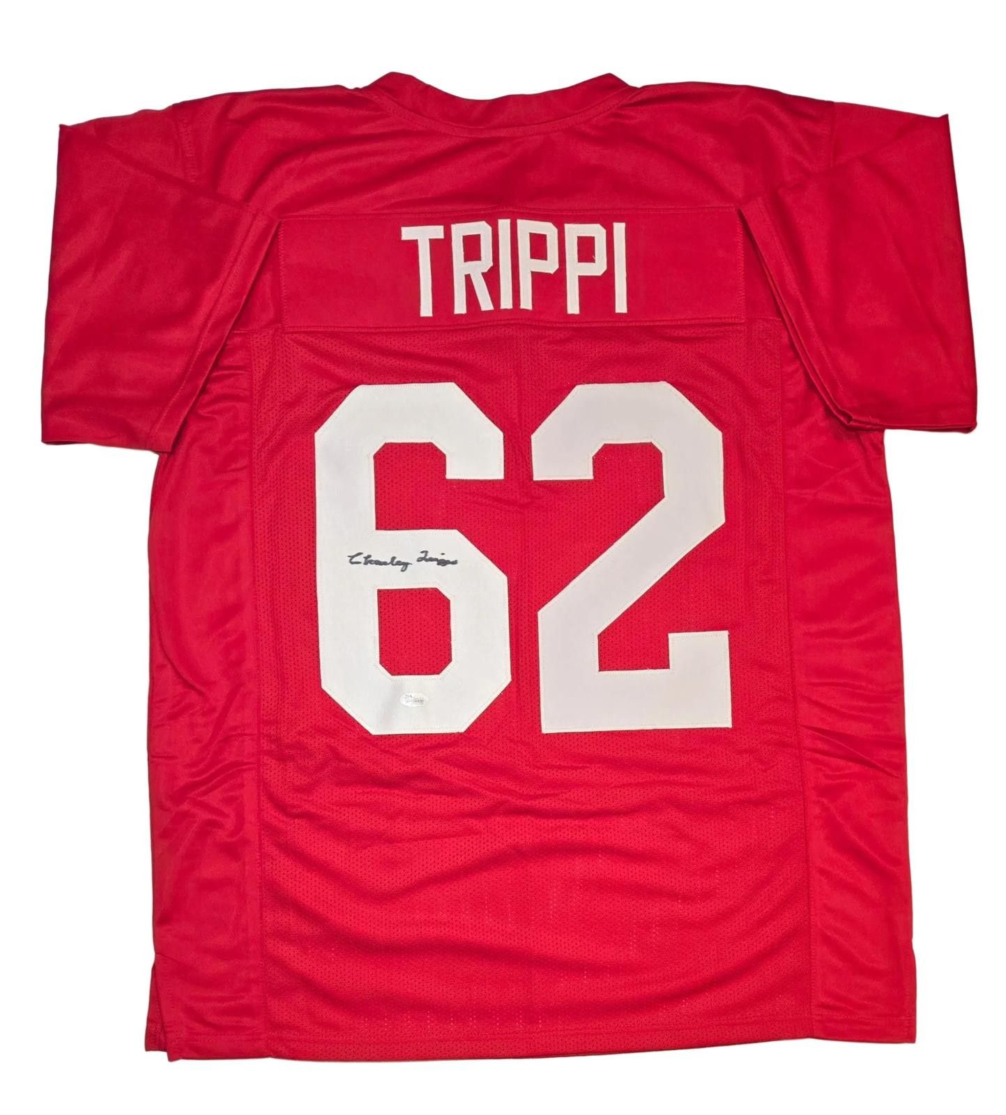 Other Charley Trippi Signed & Inscribed Football Jersey (XL) Size ONE SIZE - 2 Thumbnail