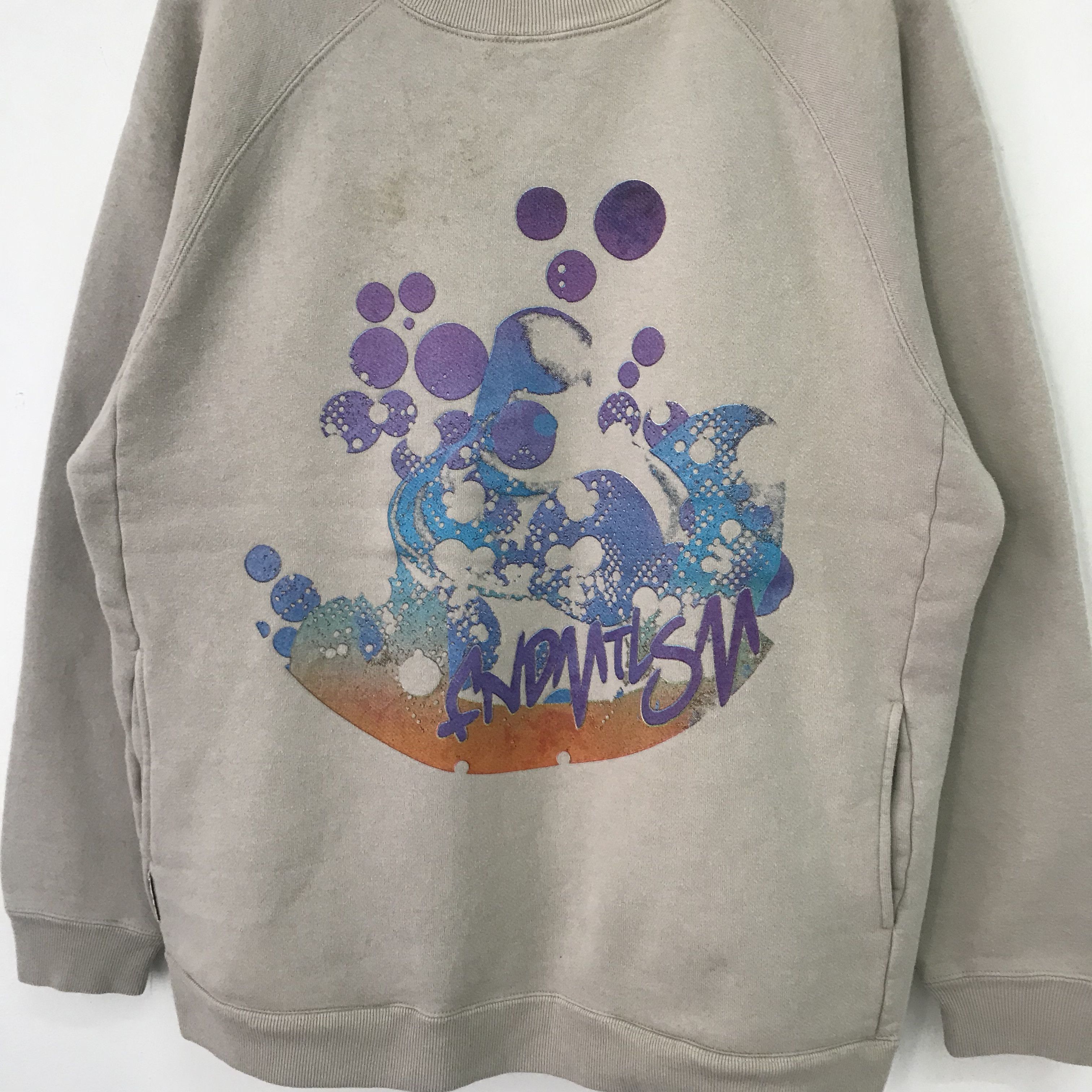 Vintage vintage gray sweatshirt - 531 Size US L / EU 52-54 / 3 - 3 Thumbnail