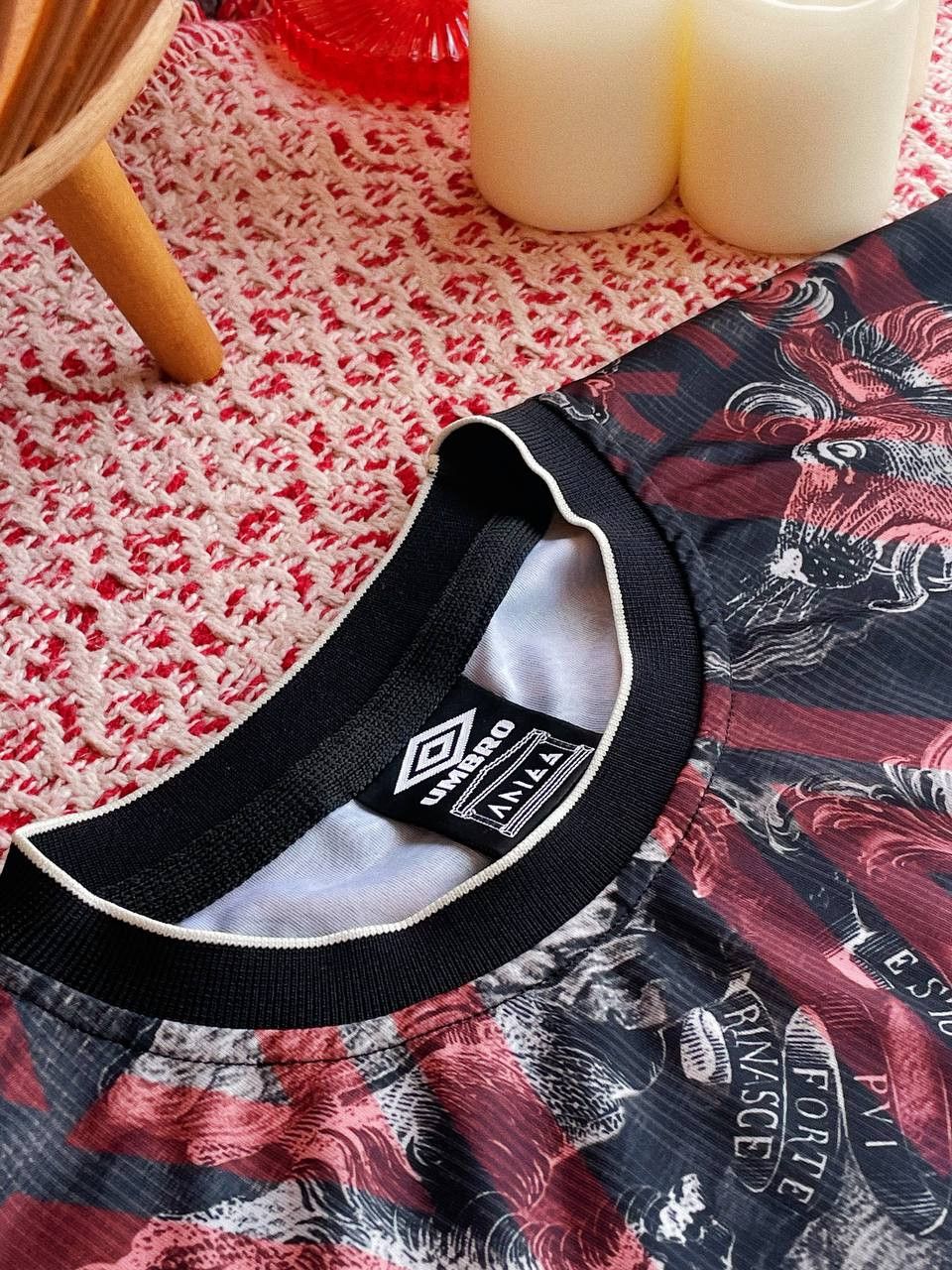 Aries Aries x Umbro Long Sleeve Shirt – Lion & Baroque Print – Size US L / EU 52-54 / 3 - 12 Thumbnail