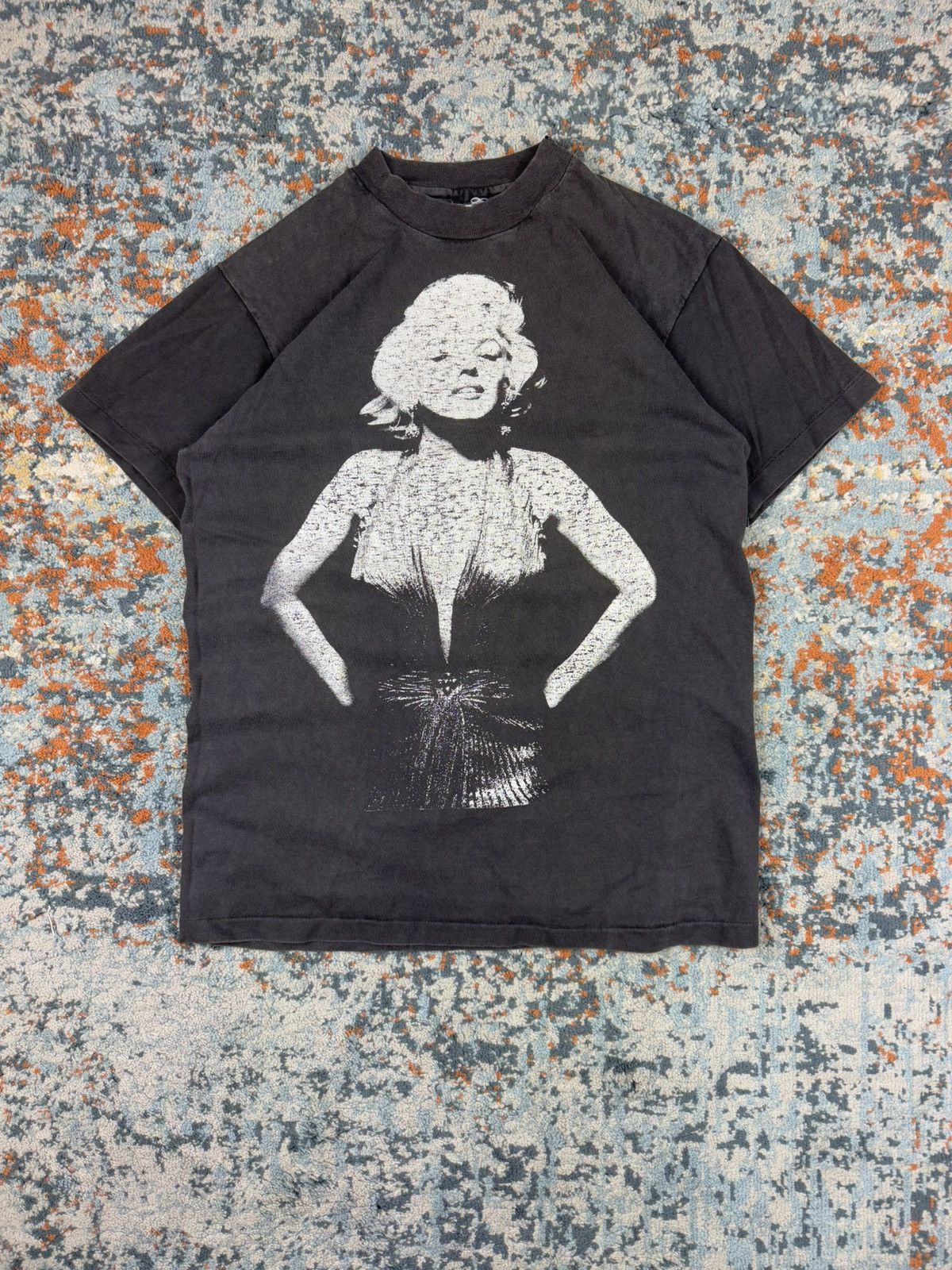 Vintage Vintage 80s Marilyn Monroe worn to perfection graphic tee Size US S / EU 44-46 / 1 - 1 Thumbnail