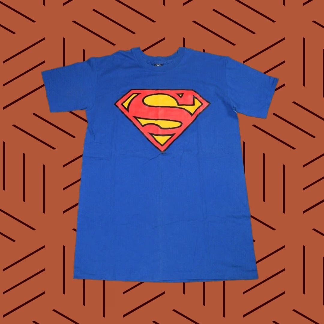 DC Comics VINTAGE DC COMICS Superman Sleep Shirt Dress The Disney Store OS Women's Blue 1990s Grunge Comic Klar 90s Mens? Size ONE SIZE - 1 Thumbnail