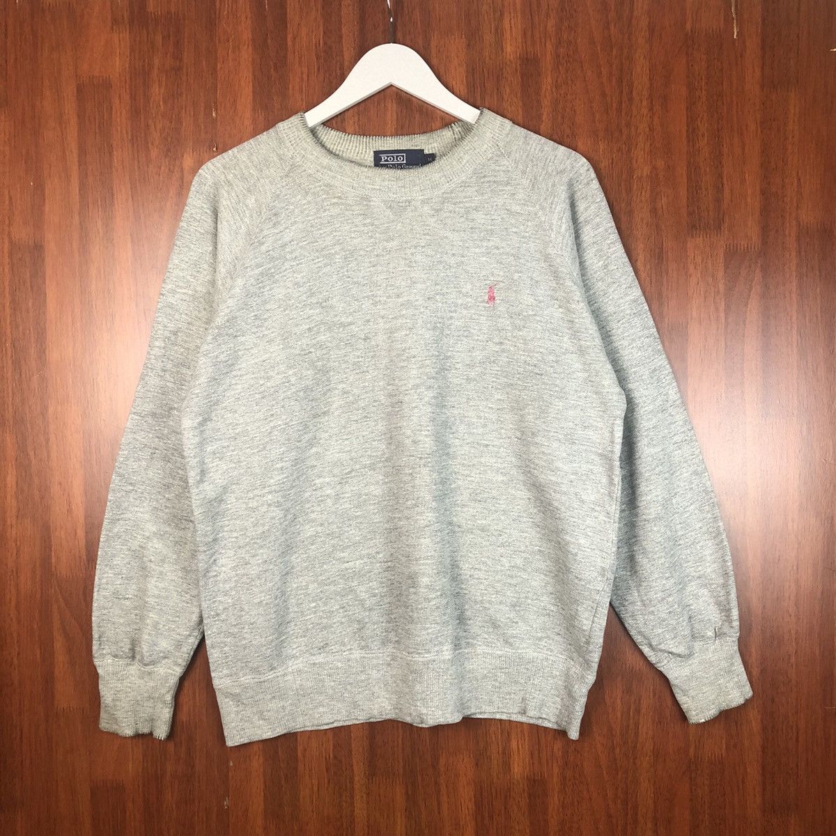 Polo Ralph Lauren Polo By Polo Ground vintage Grey Sweatshirt #7500 Size US M / EU 48-50 / 2 - 1 Thumbnail