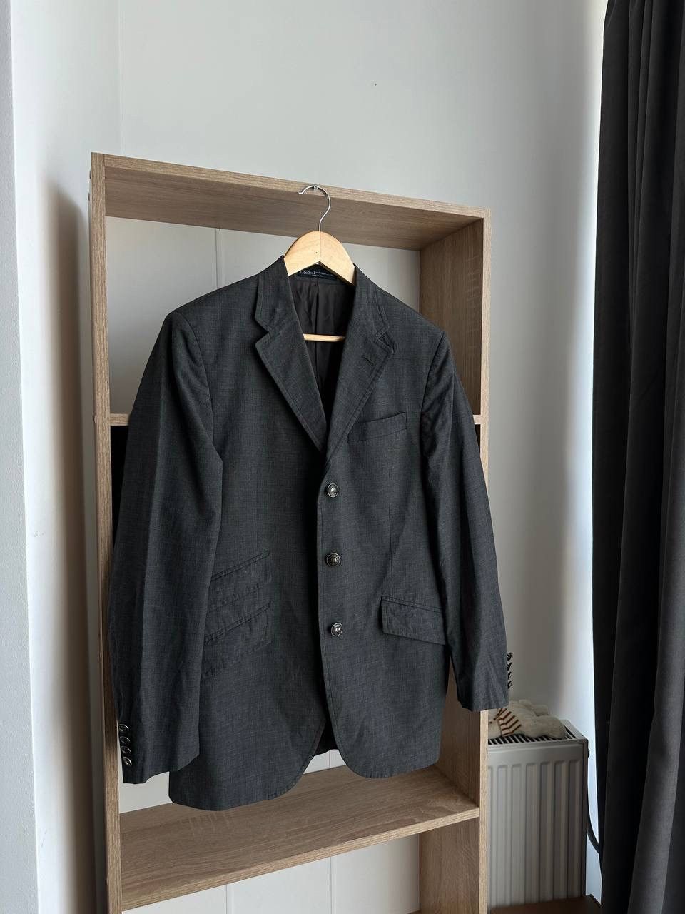 Polo Ralph Lauren × Vintage Vintage Polo Ralph Lauren Gray PRL Blazer Jacket Size 42R - 13 Thumbnail
