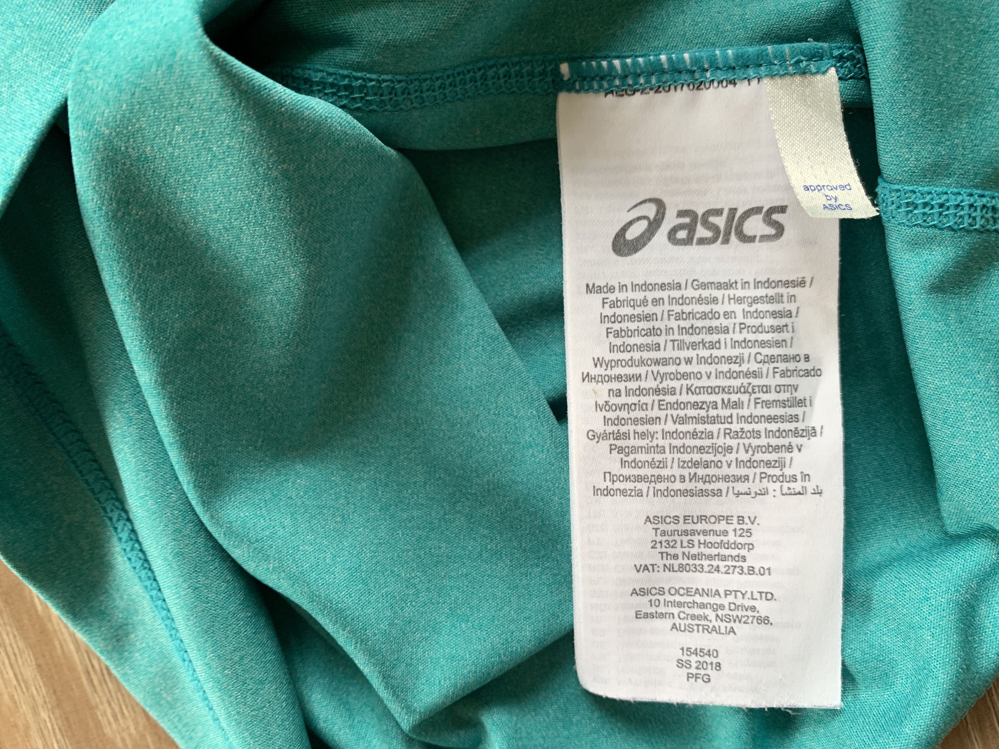 Asics Asics Performance Turquoise Running T-Shirt Size L / US 10 / IT 46 - 8 Thumbnail