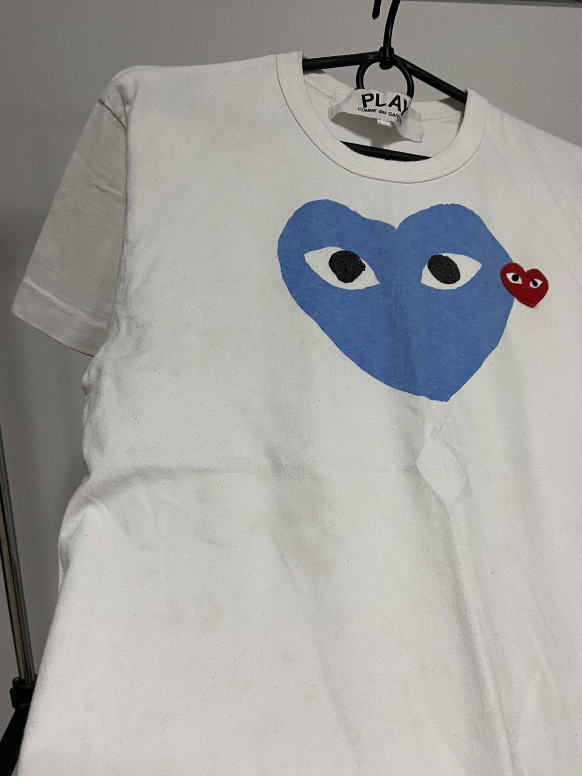 Comme des Garcons PLAY × Japanese Brand × Vintage Play Come Des Garcons Vintage T Shirt Japanese Heart Logo Size US M / EU 48-50 / 2 - 8 Thumbnail
