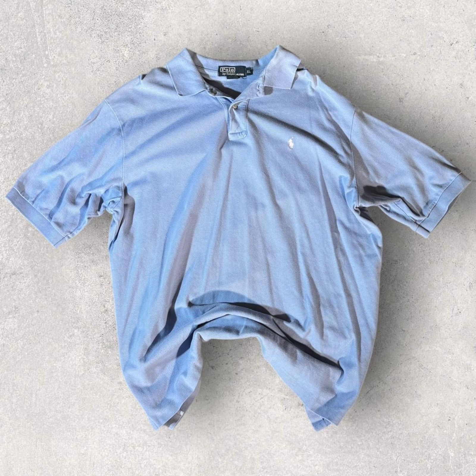 Polo Ralph Lauren Vintage Blue Polo Ralph Lauren polo shirt Size US XL / EU 56 / 4 - 1 Thumbnail