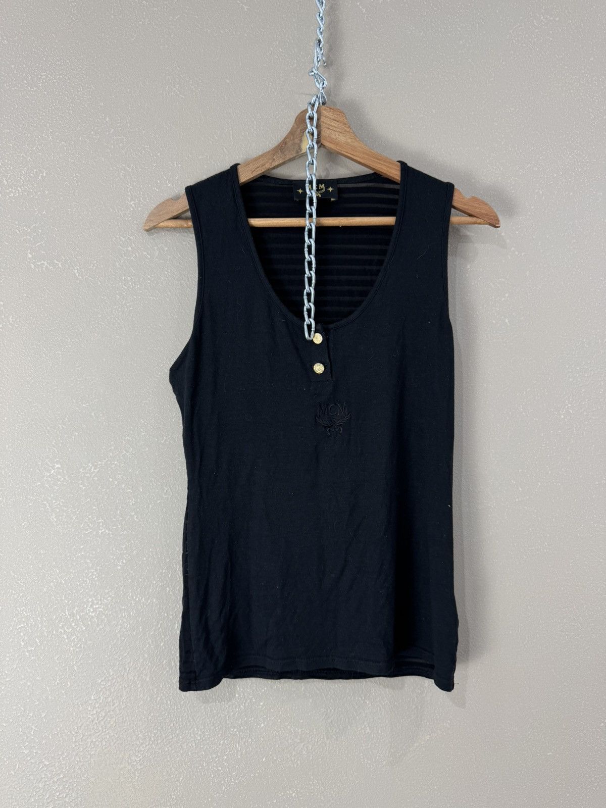 MCM Center logo womens tank top