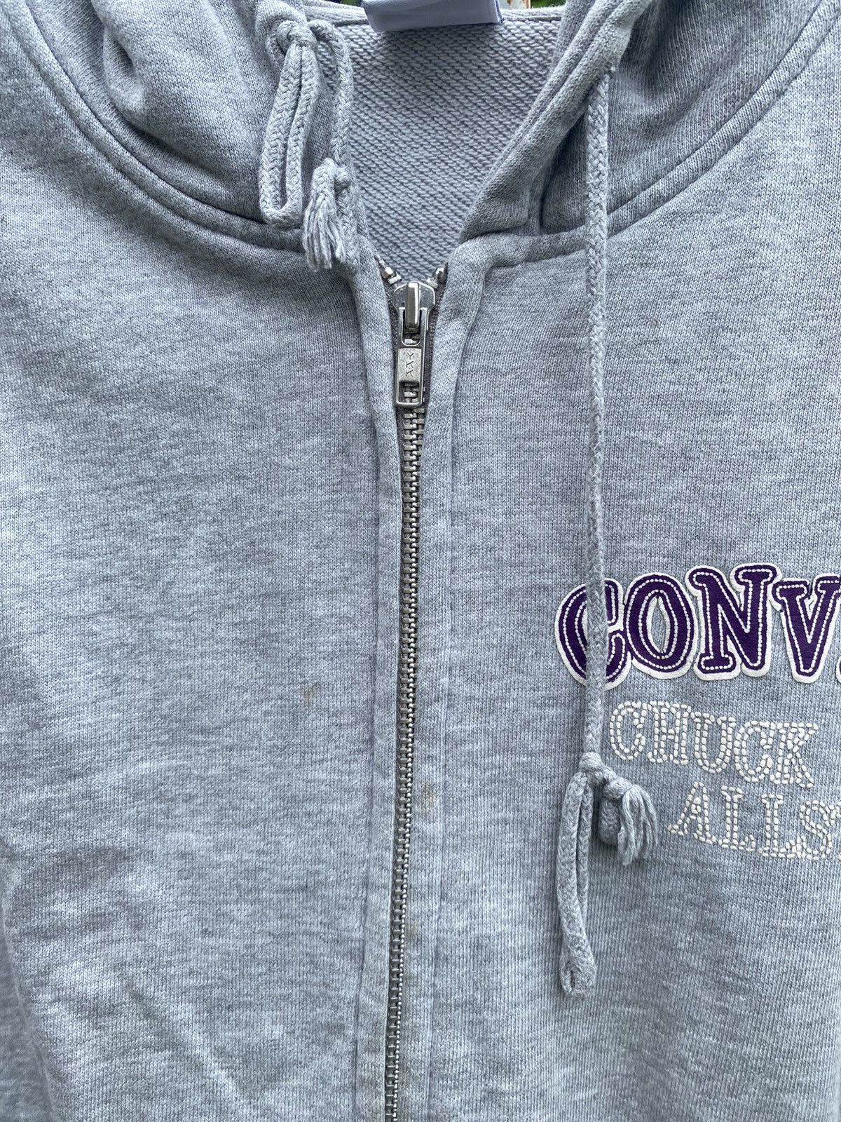 Converse × Vintage Vintage Converse All Star Zipper Hoodie Size US L / EU 52-54 / 3 - 9 Thumbnail