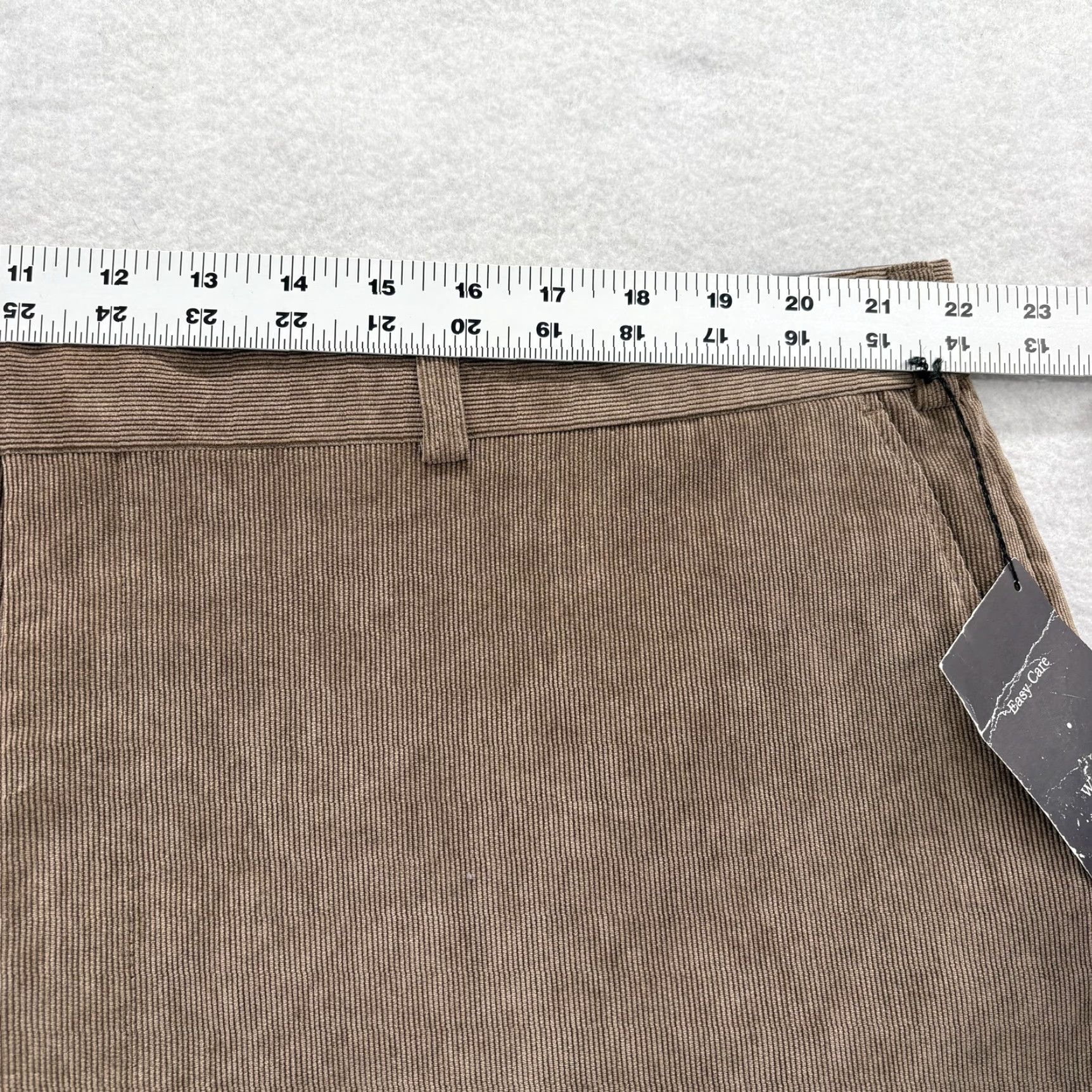 Enro Enro Mens Pants 44x30 Brown Corduroy Stretch Dress Casual Trousers Comfort NWT Size US 44 / EU 60 - 7 Thumbnail