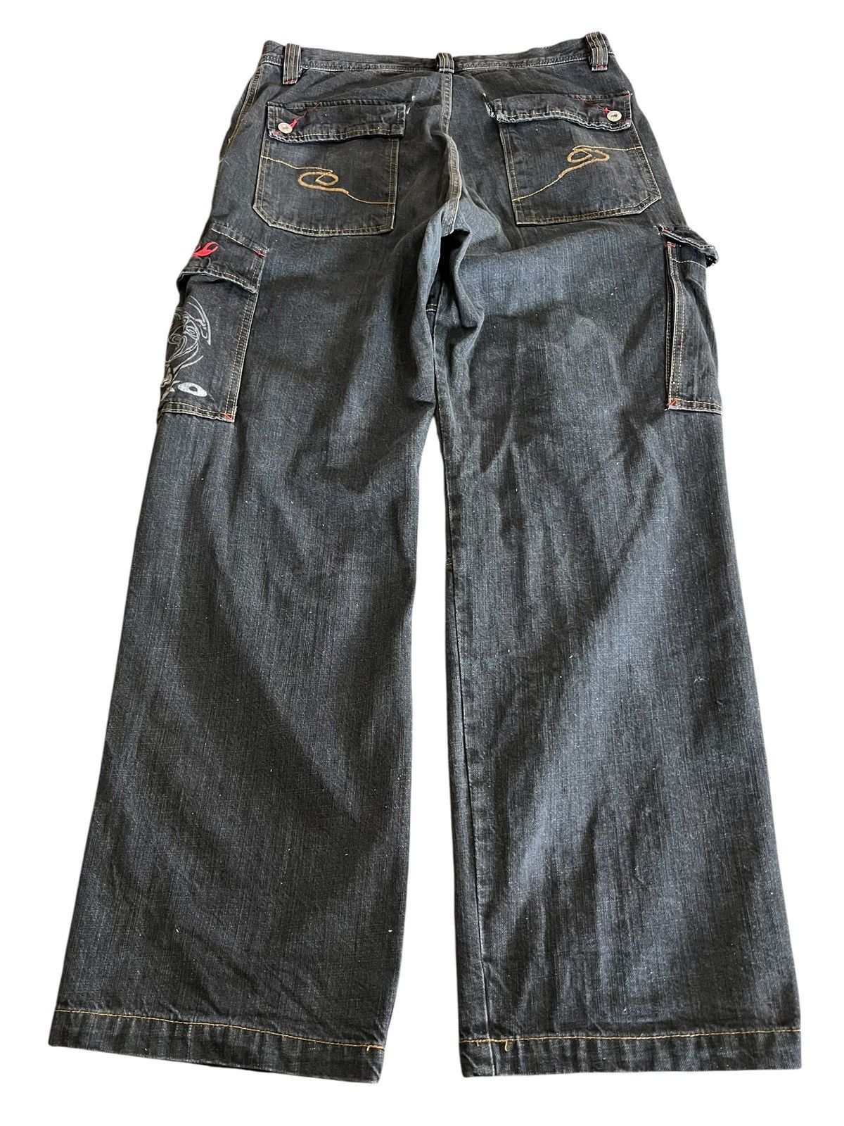 Japanese Brand Vintage Piko Baggy Hawaiian Cargo Jean Size US 34 / EU 50 - 2 Thumbnail
